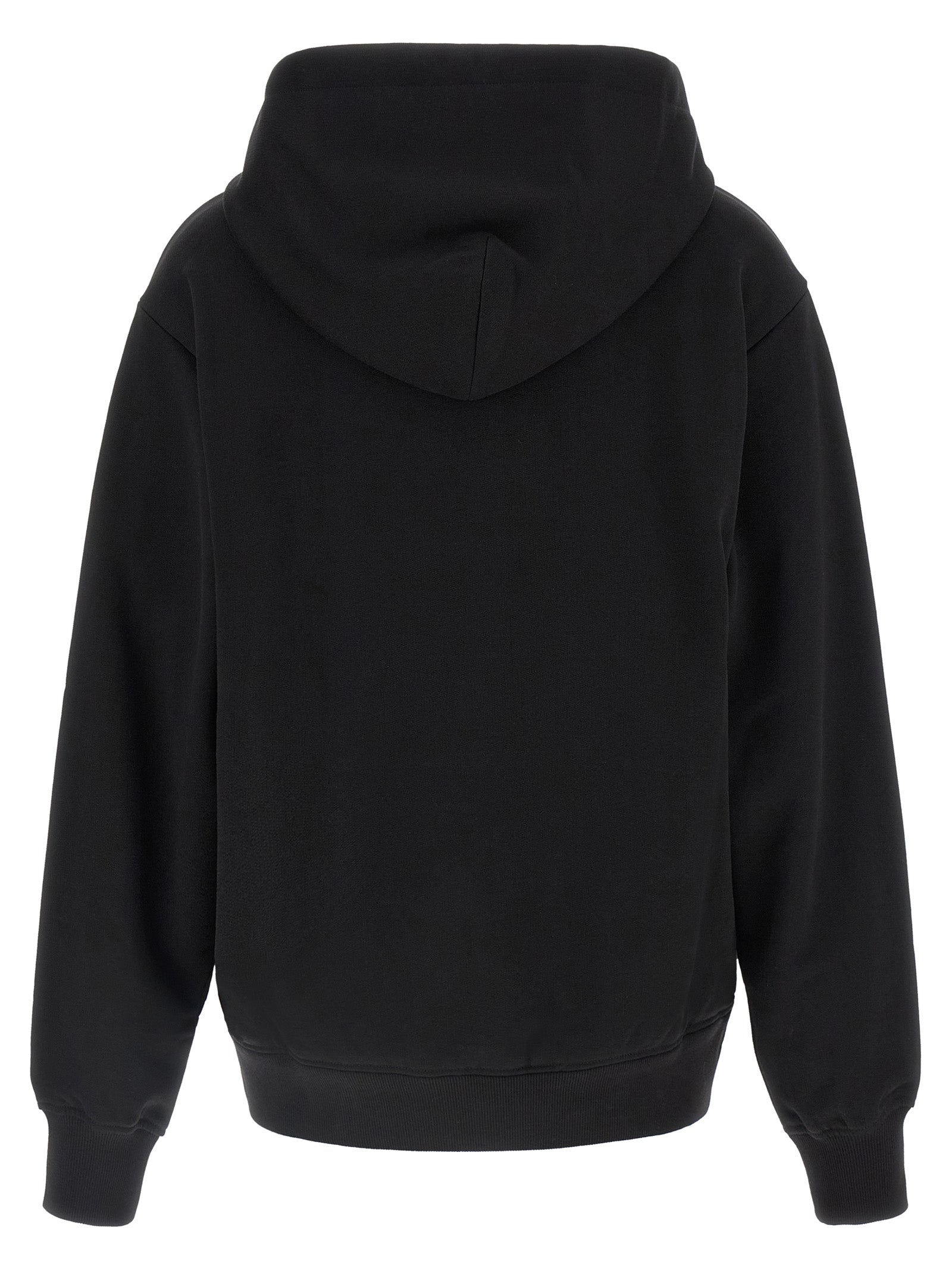 Dolce & Gabbana Black Cotton Hoodie