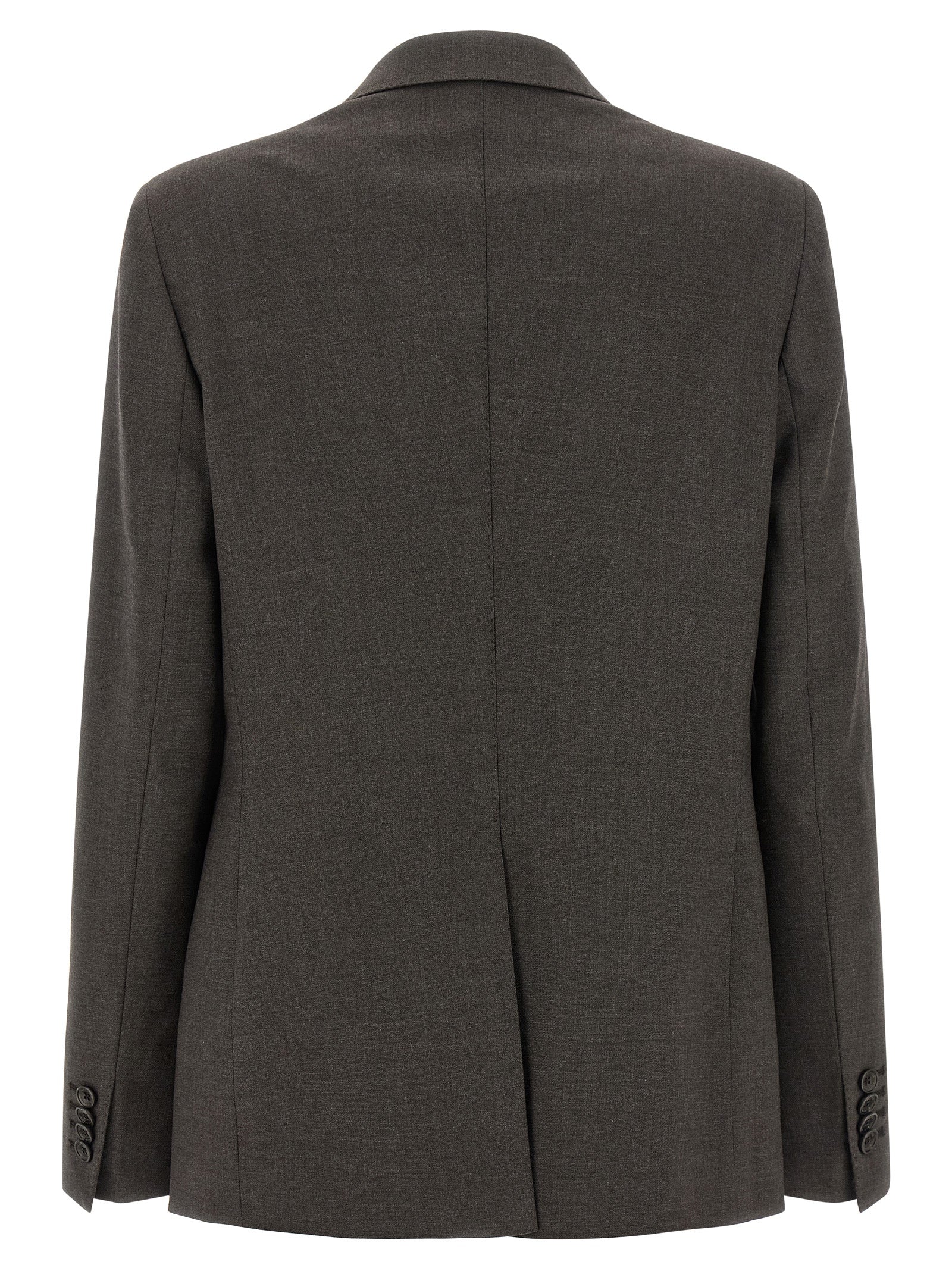 Tagliatore Gray Virgin Wool Two-Piece Suit