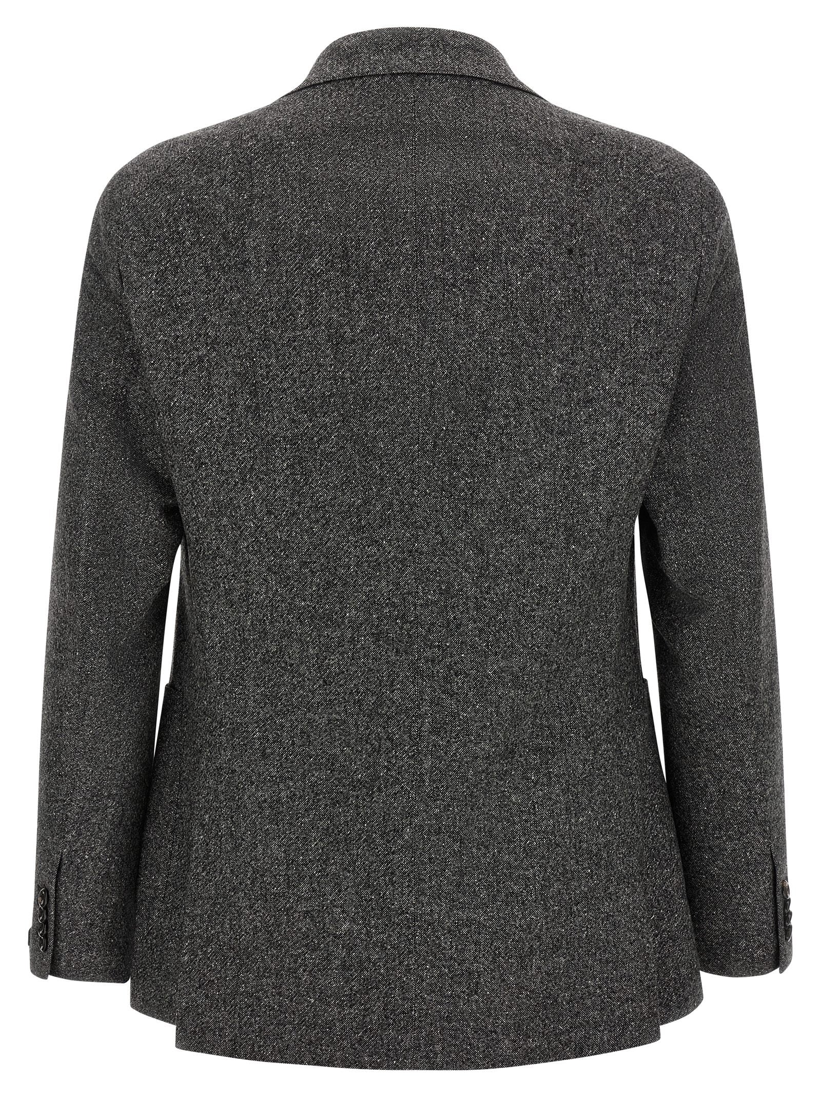 Tagliatore Gray Virgin Wool Blazer