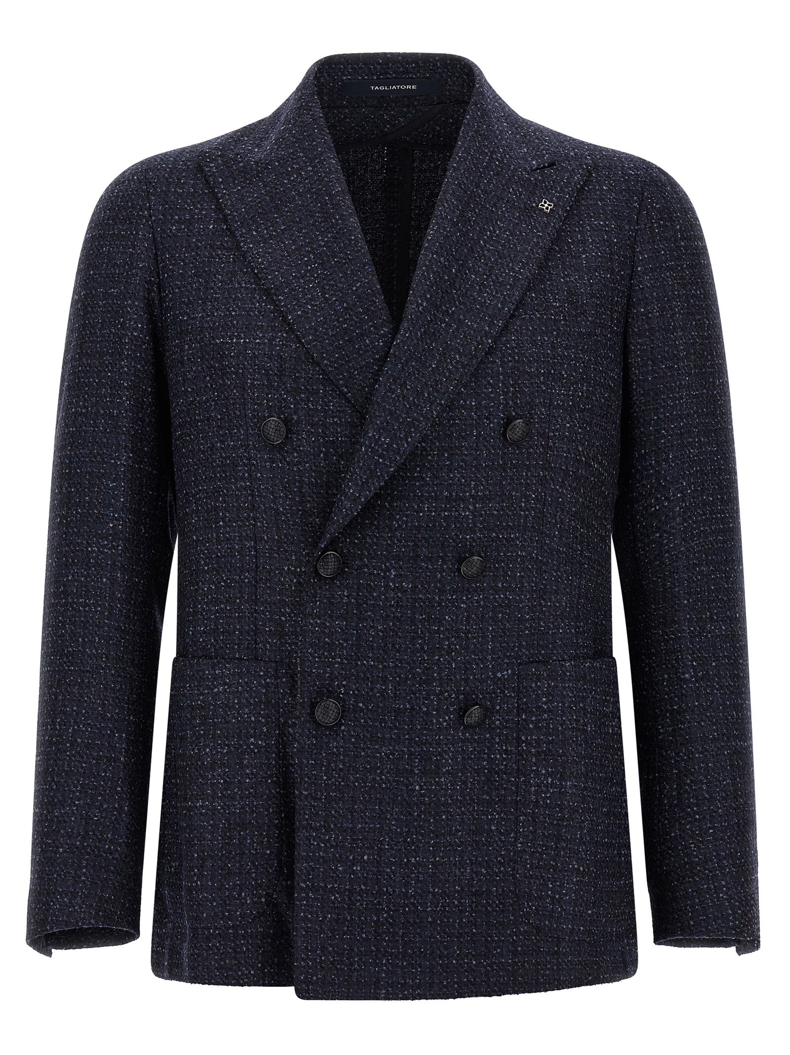 Tagliatore Blue Virgin Wool Blazer