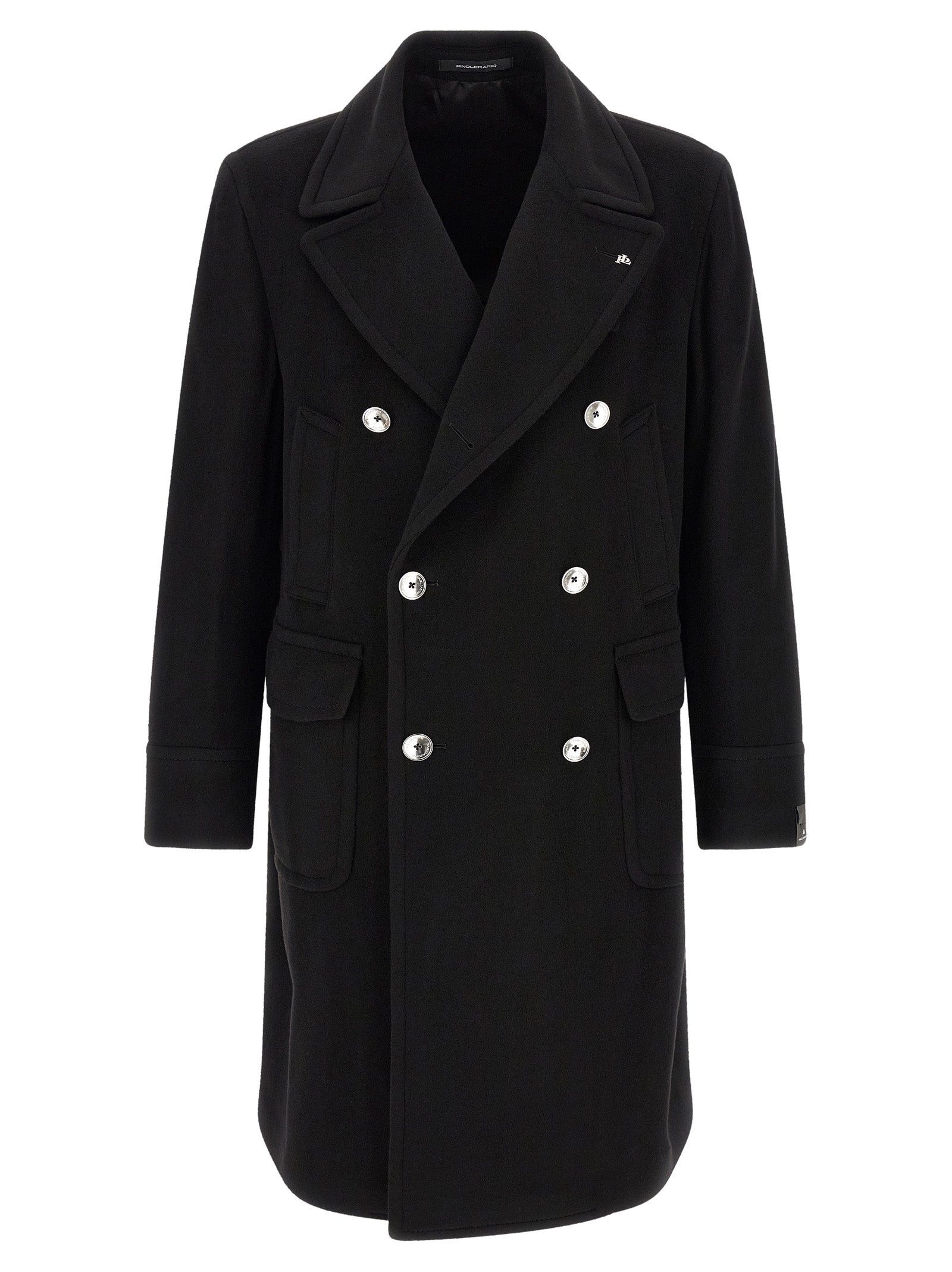 Tagliatore Black Cashmere Coat