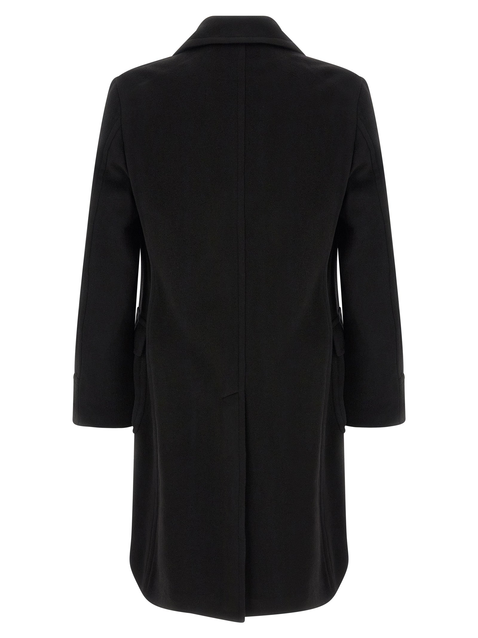 Tagliatore Black Cashmere Coat