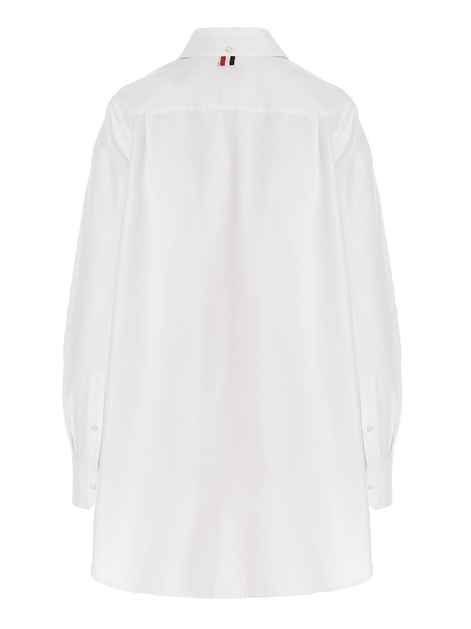 Thom Browne White Cotton Blouse