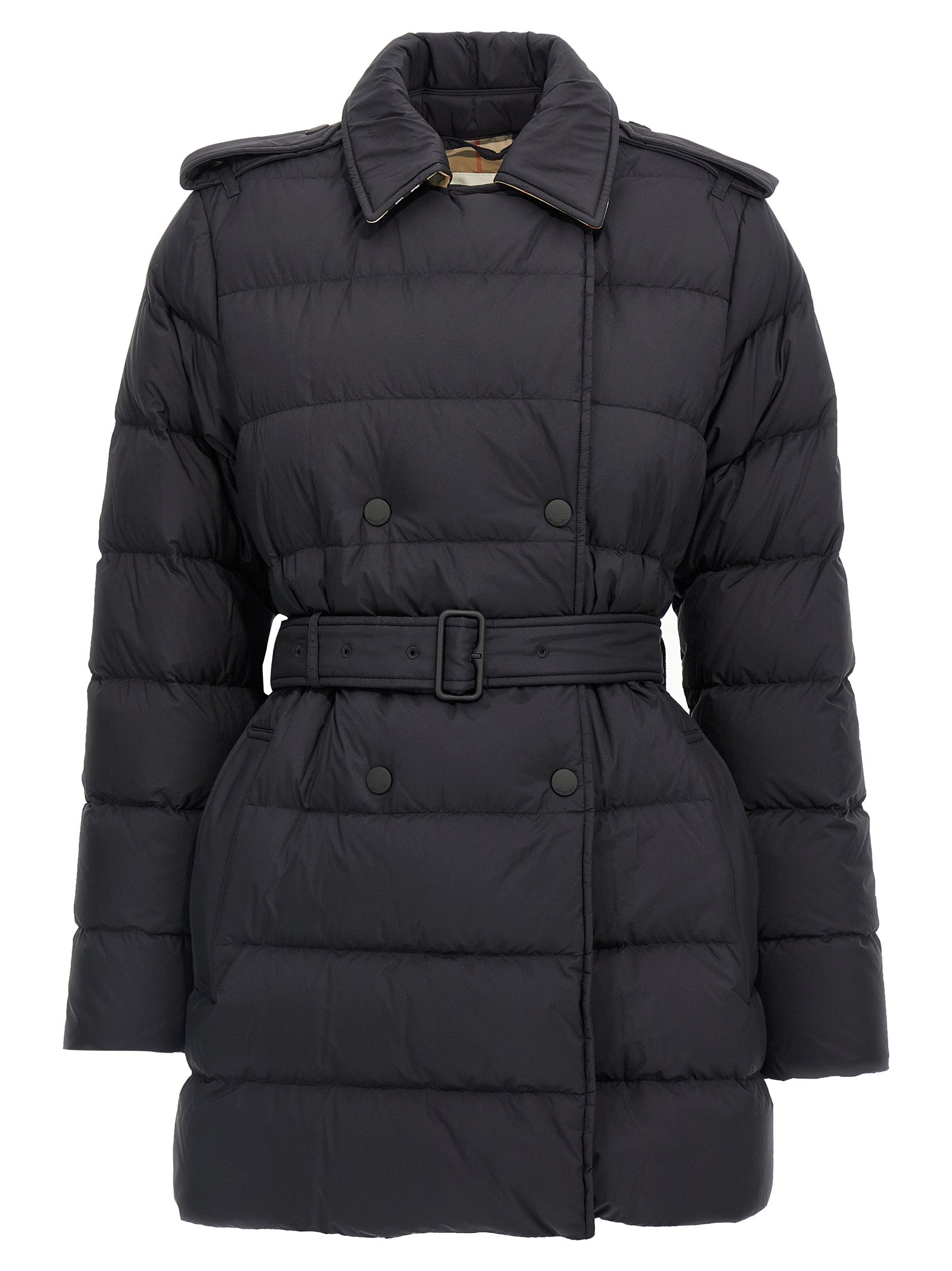 Burberry Black Polyamide Coat