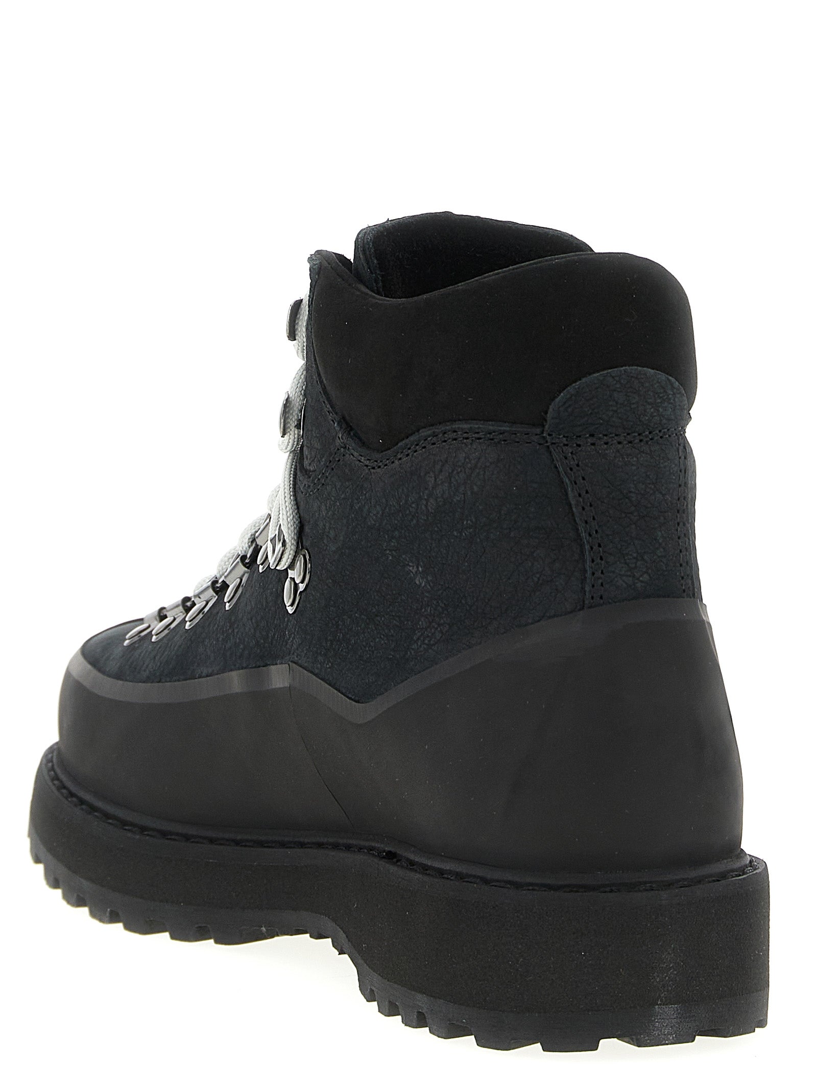 Diemme Black Cowhide Ankle Boots