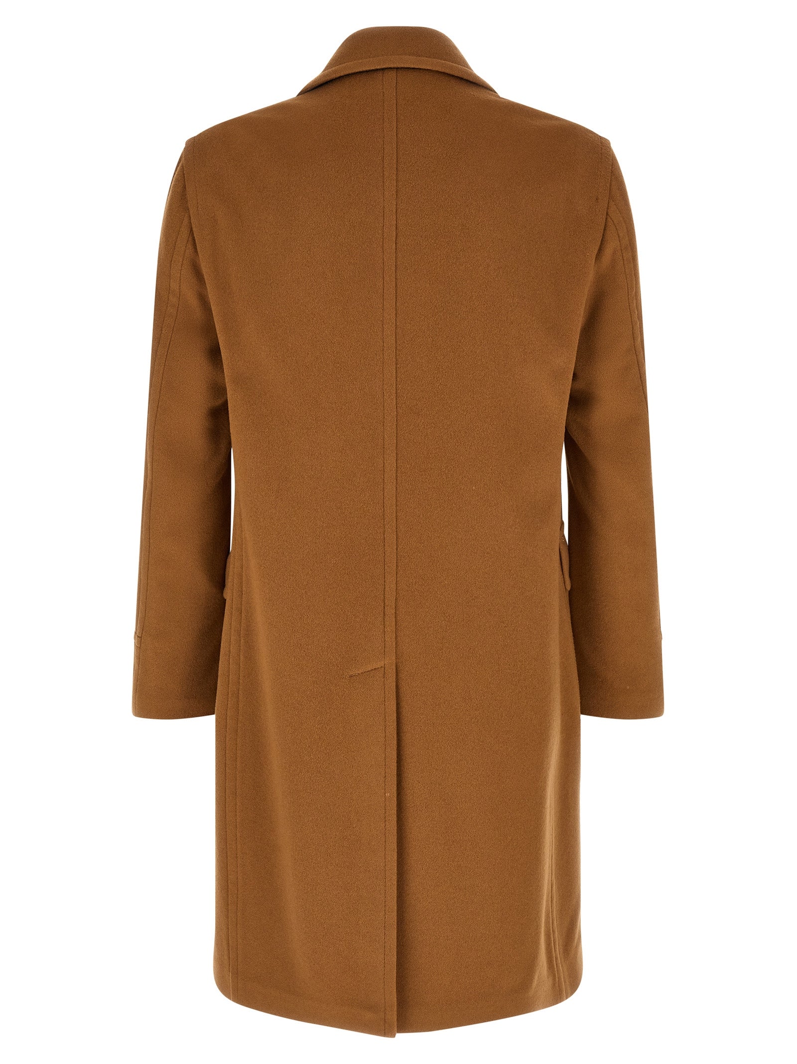 Tagliatore Brown Cashmere Coat