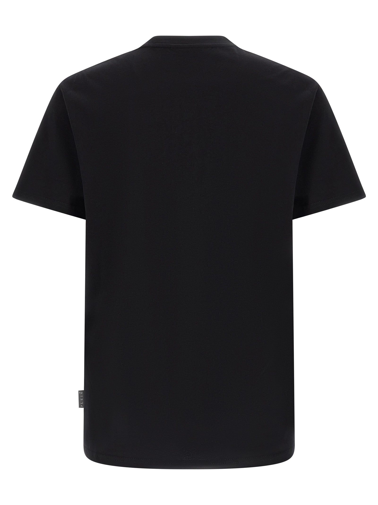 Philipp Plein Black Cotton T-Shirt