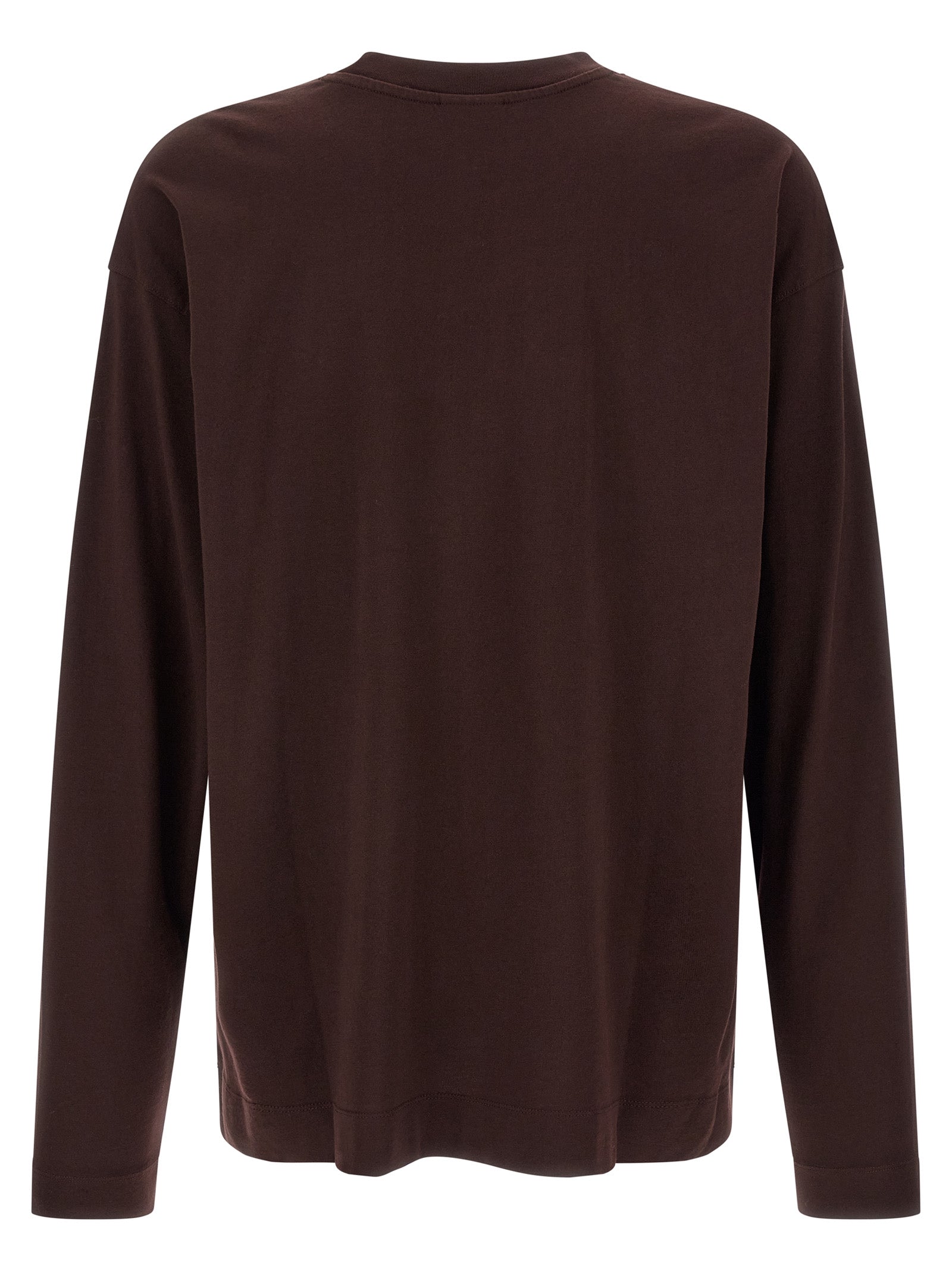 Dries Van Noten Bordeaux Cotton T-Shirt