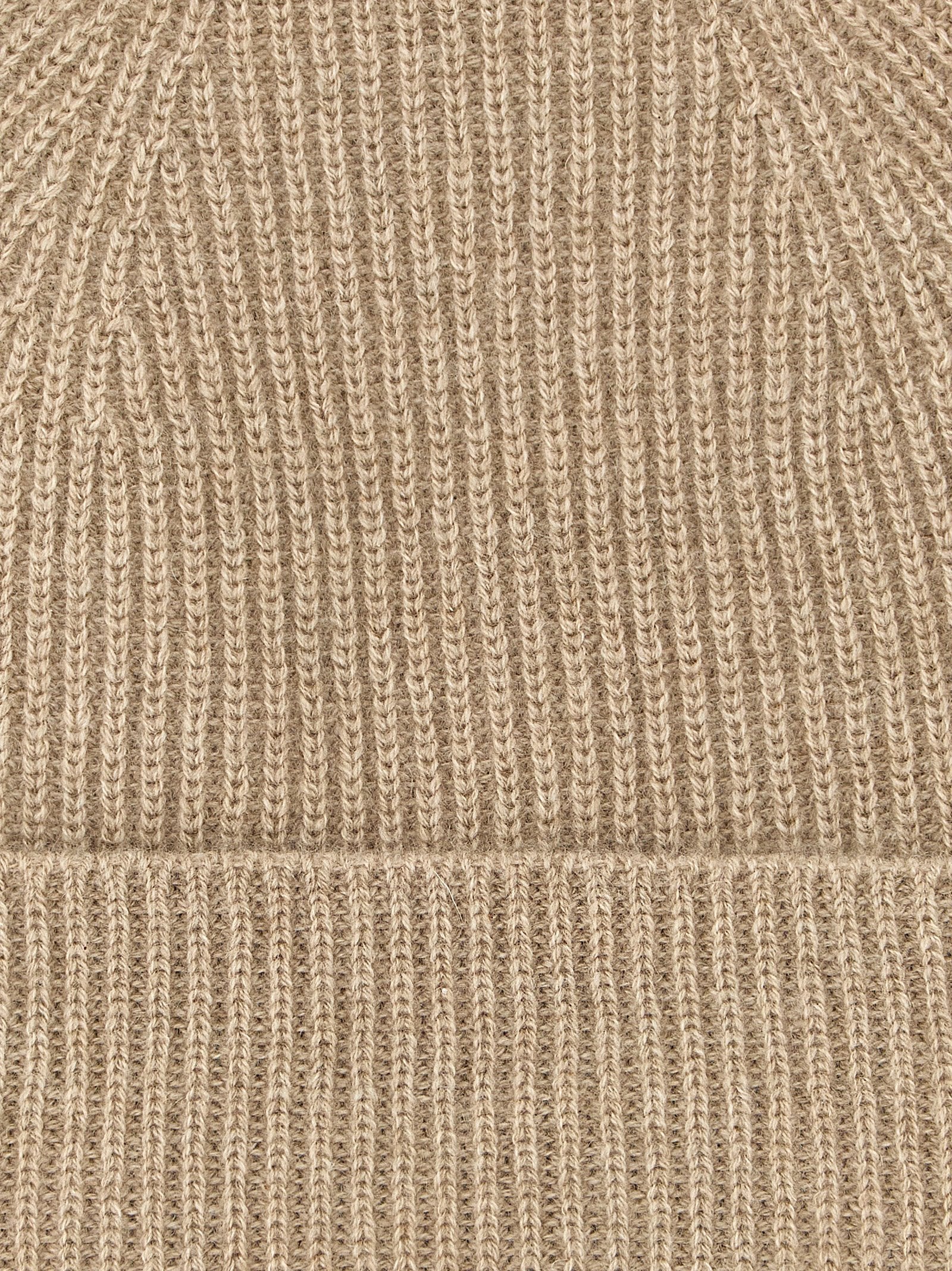 Ballantyne Beige Cashmere Beanie