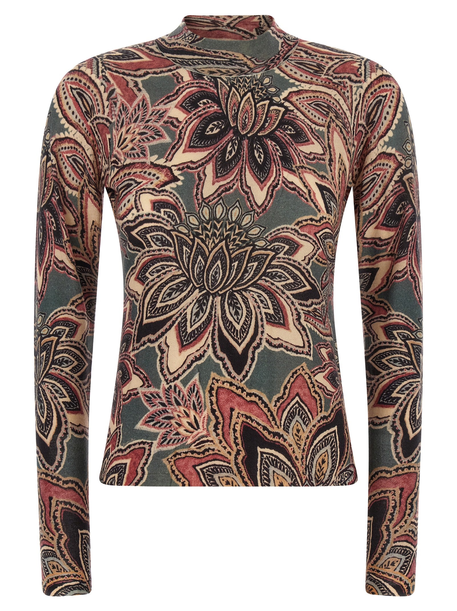 FARM RIO Multicolor Wool Pattern Shirt