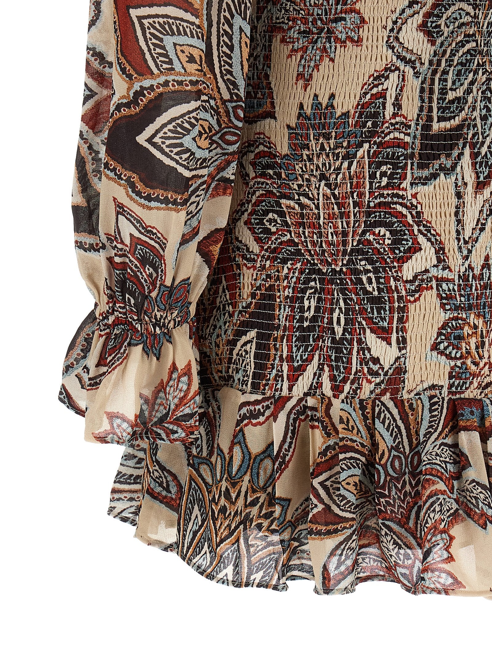 FARM RIO Multicolor Viscose Short Dress