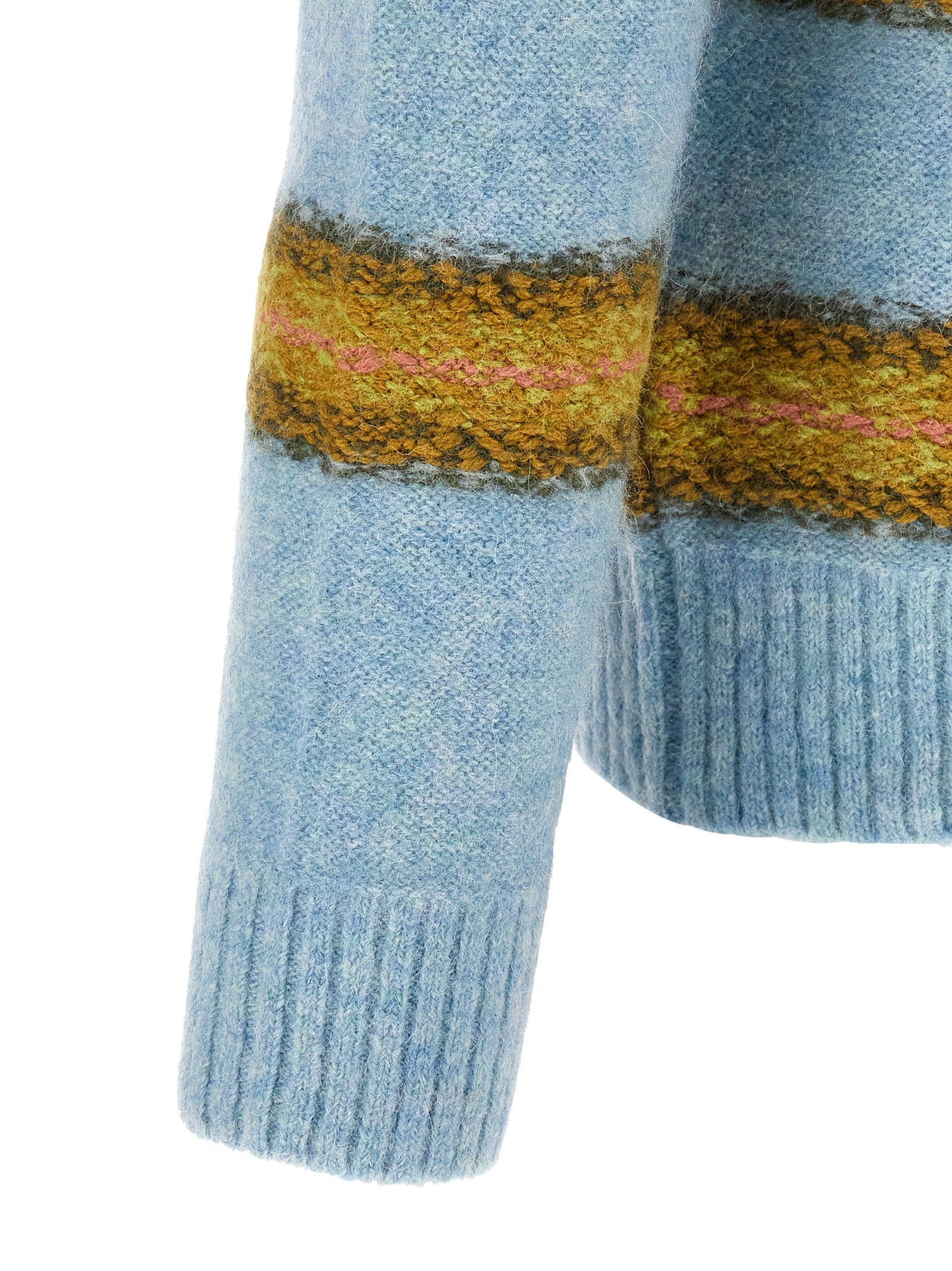 Dries Van Noten Blue Wool Cardigan