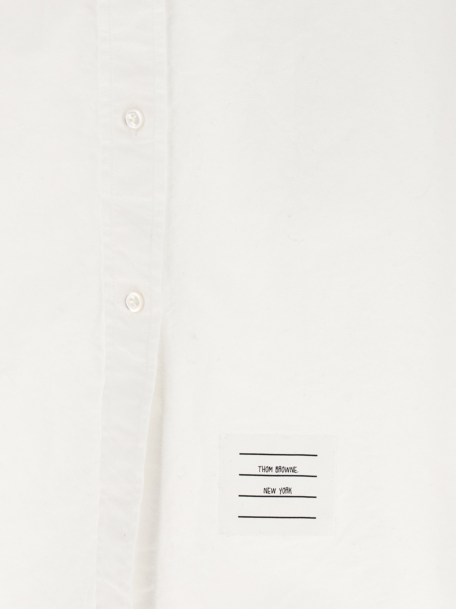 Thom Browne White Cotton Midi Skirt