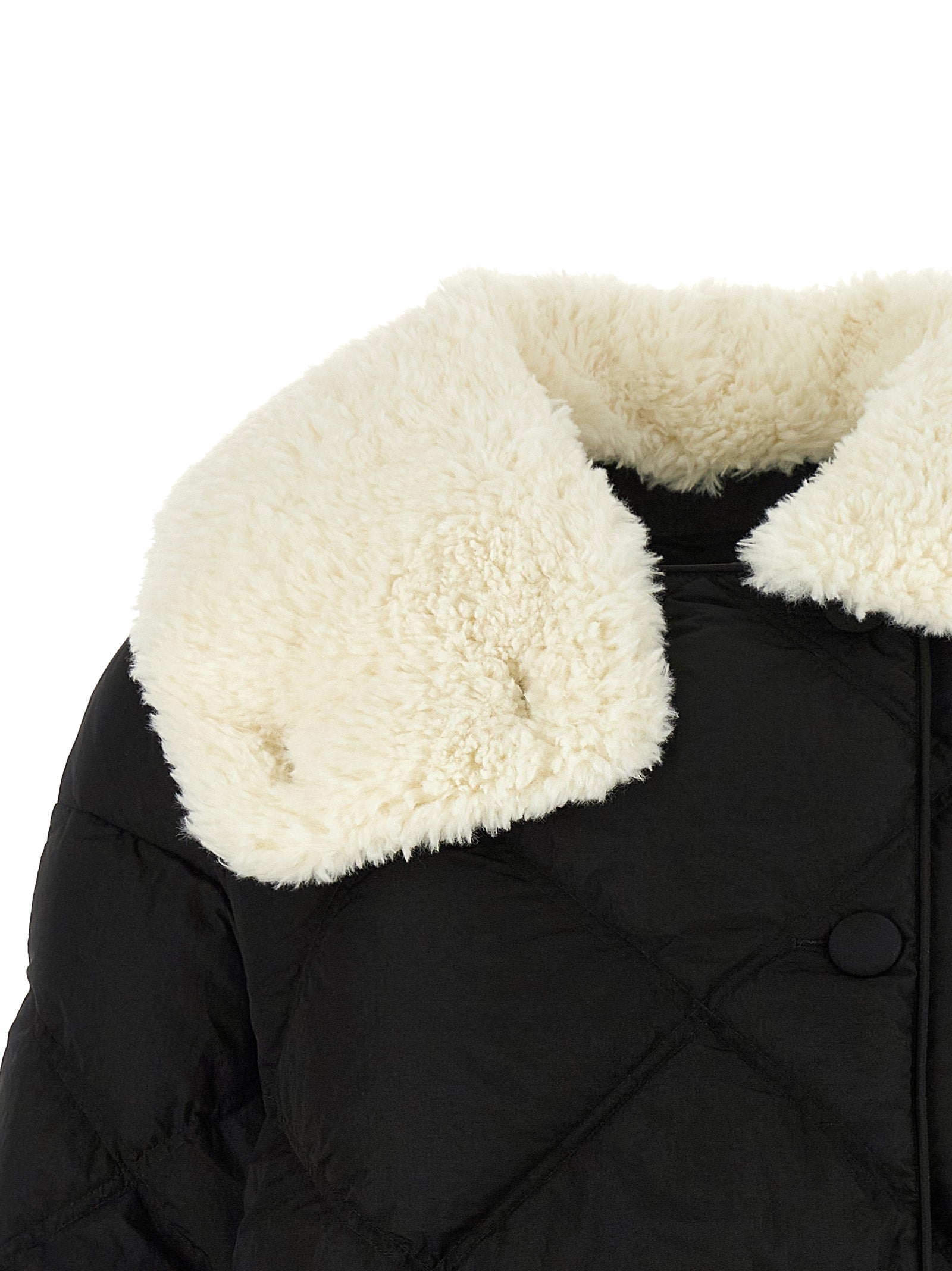 IENKI IENKI Black Nylon Full-Length Jacket
