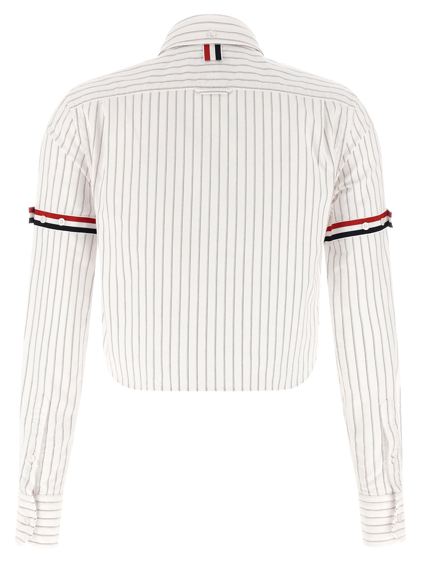 Thom Browne White Cotton Blouse