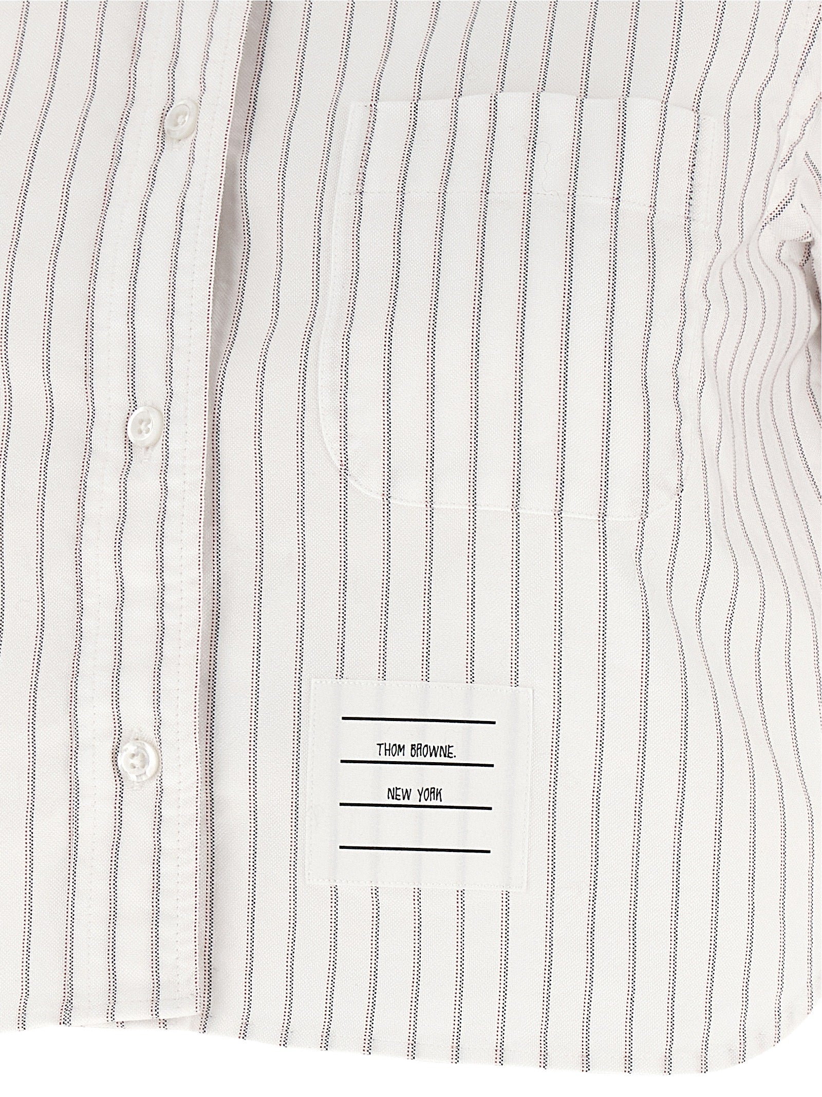 Thom Browne White Cotton Blouse