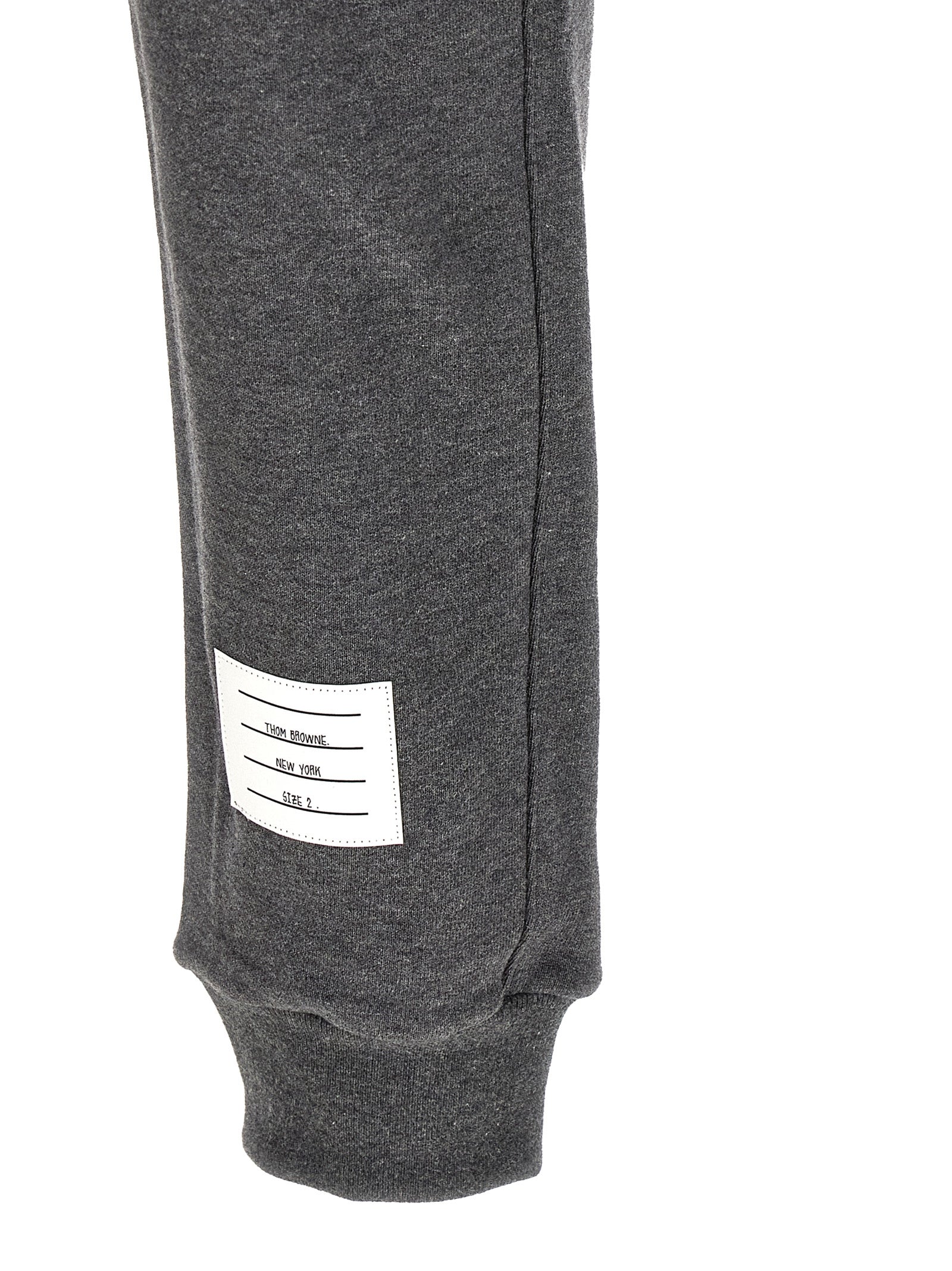 Thom Browne Gray Cotton Joggers (Workout Pants)