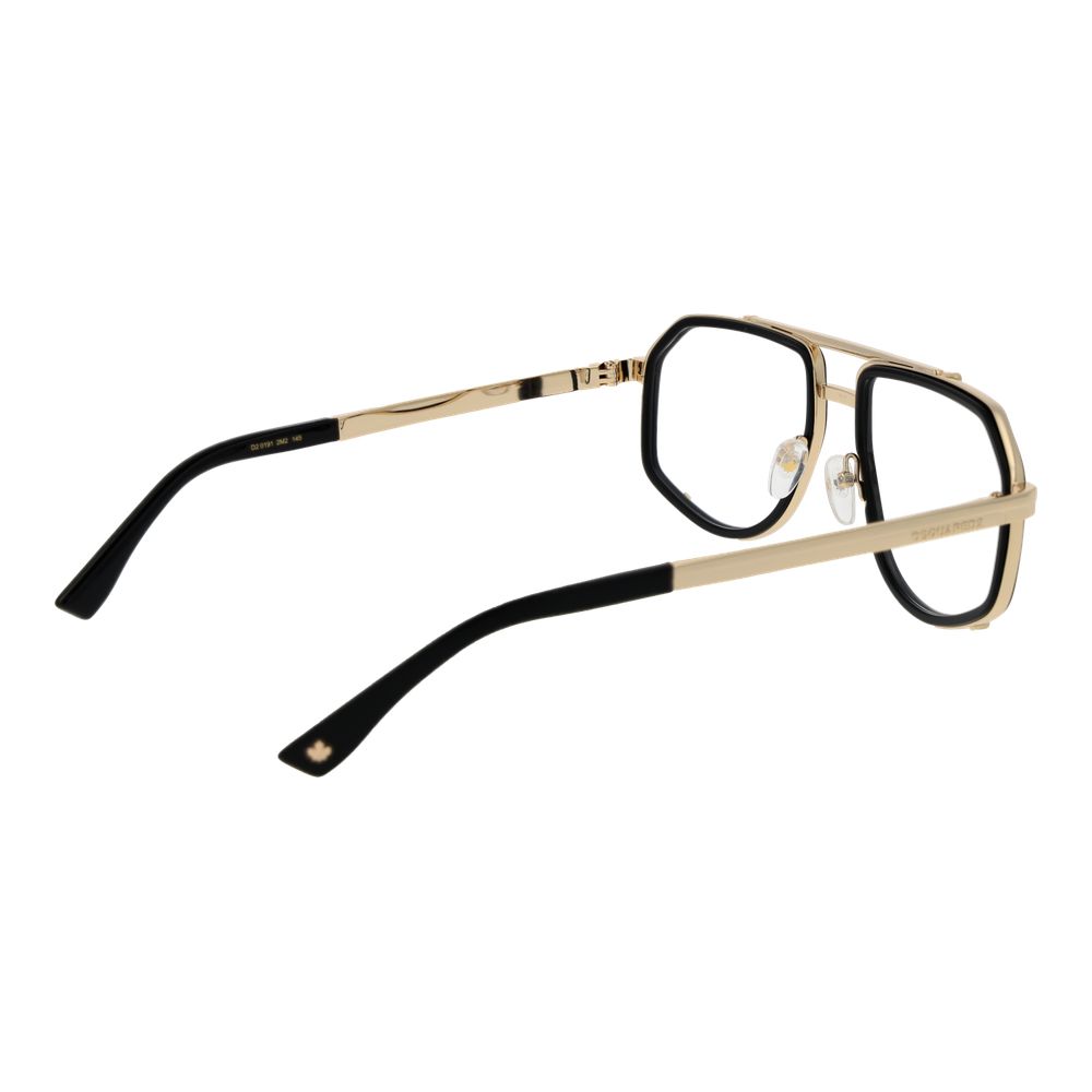 Dsquared² Black Metal Glasses (Frames)