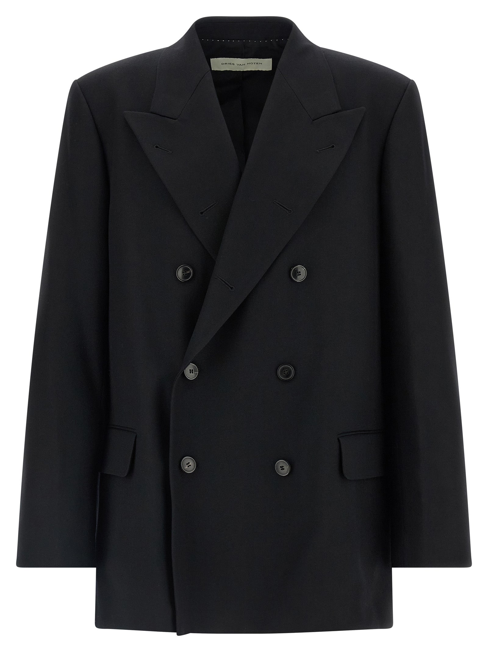 Dries Van Noten Black Wool Blazer