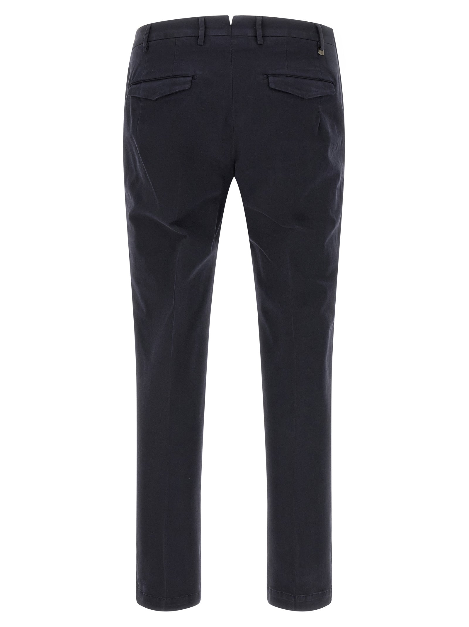 PT Torino Blue Cotton Casual Pants