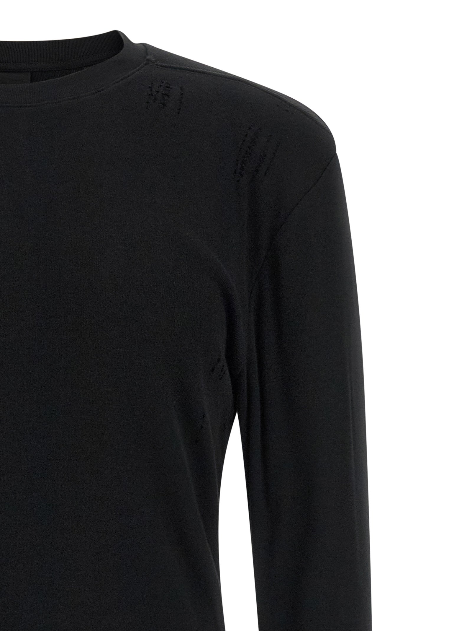 Thom Krom Black Cotton T-Shirt