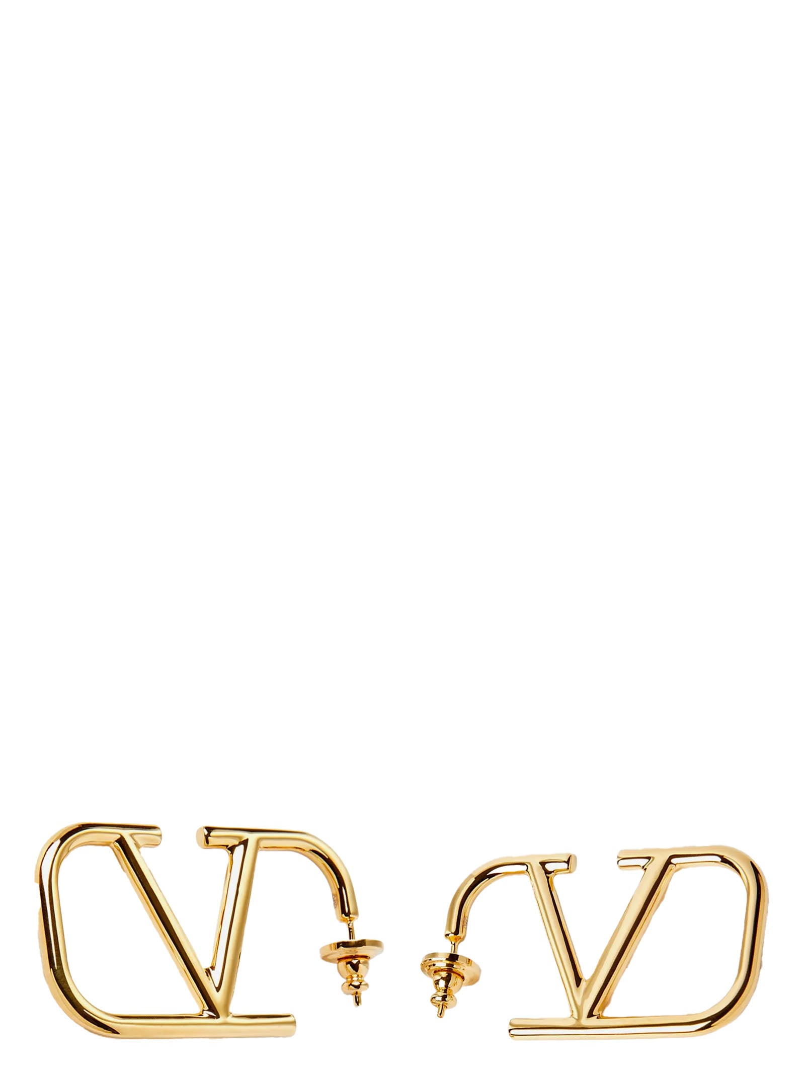 Valentino Garavani Gold Brass Earrings