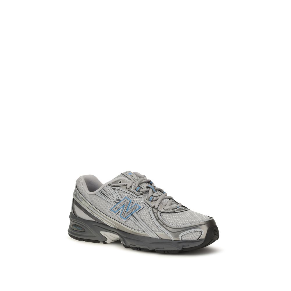 New Balance Gray Fabric Athletic Sneakers