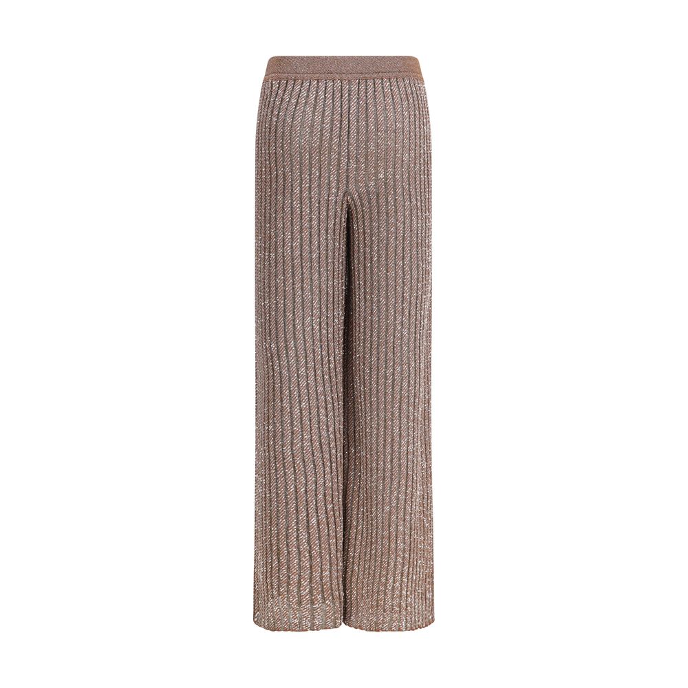 Missoni Brown Viscose Casual Pants