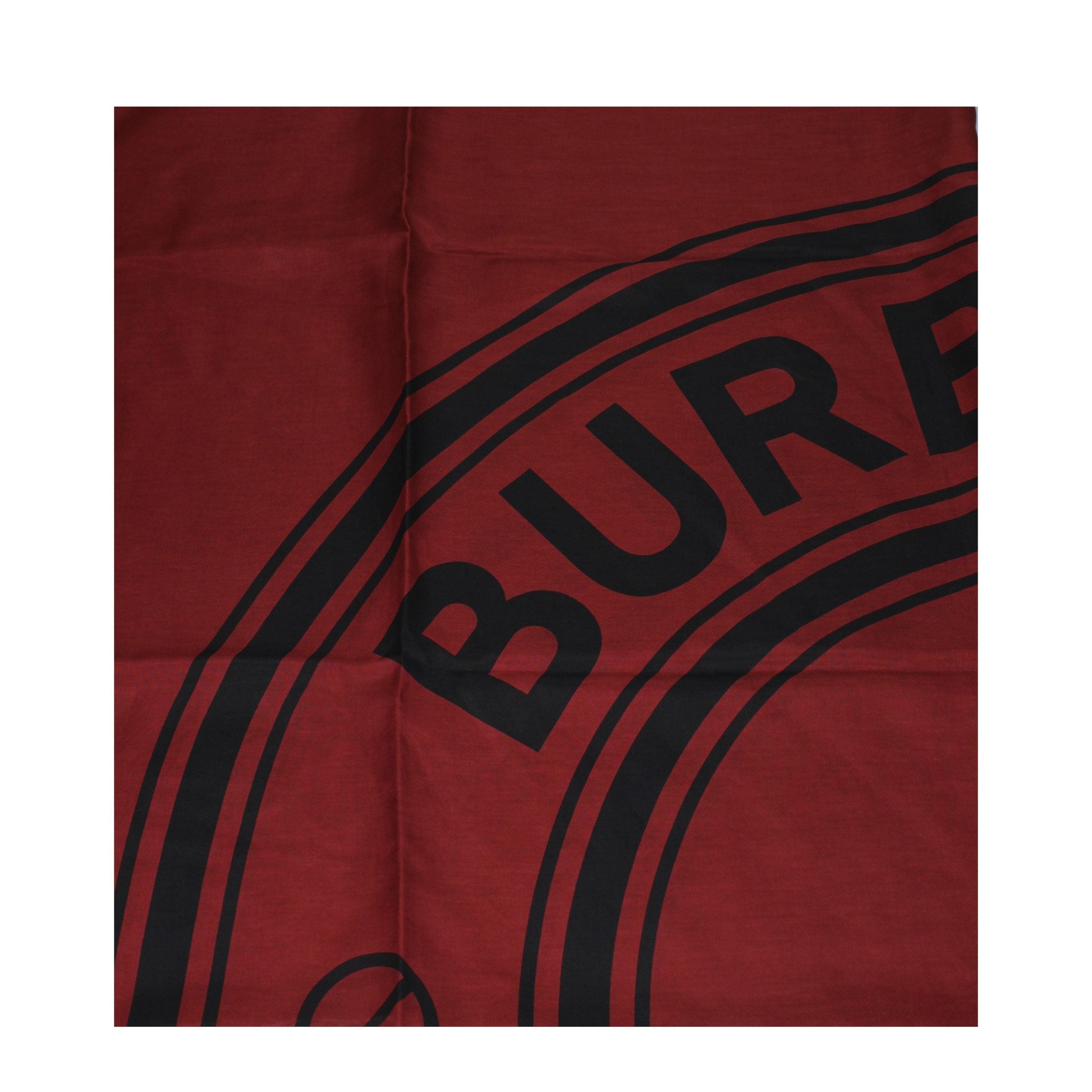 Burberry Red Cotton Foulard