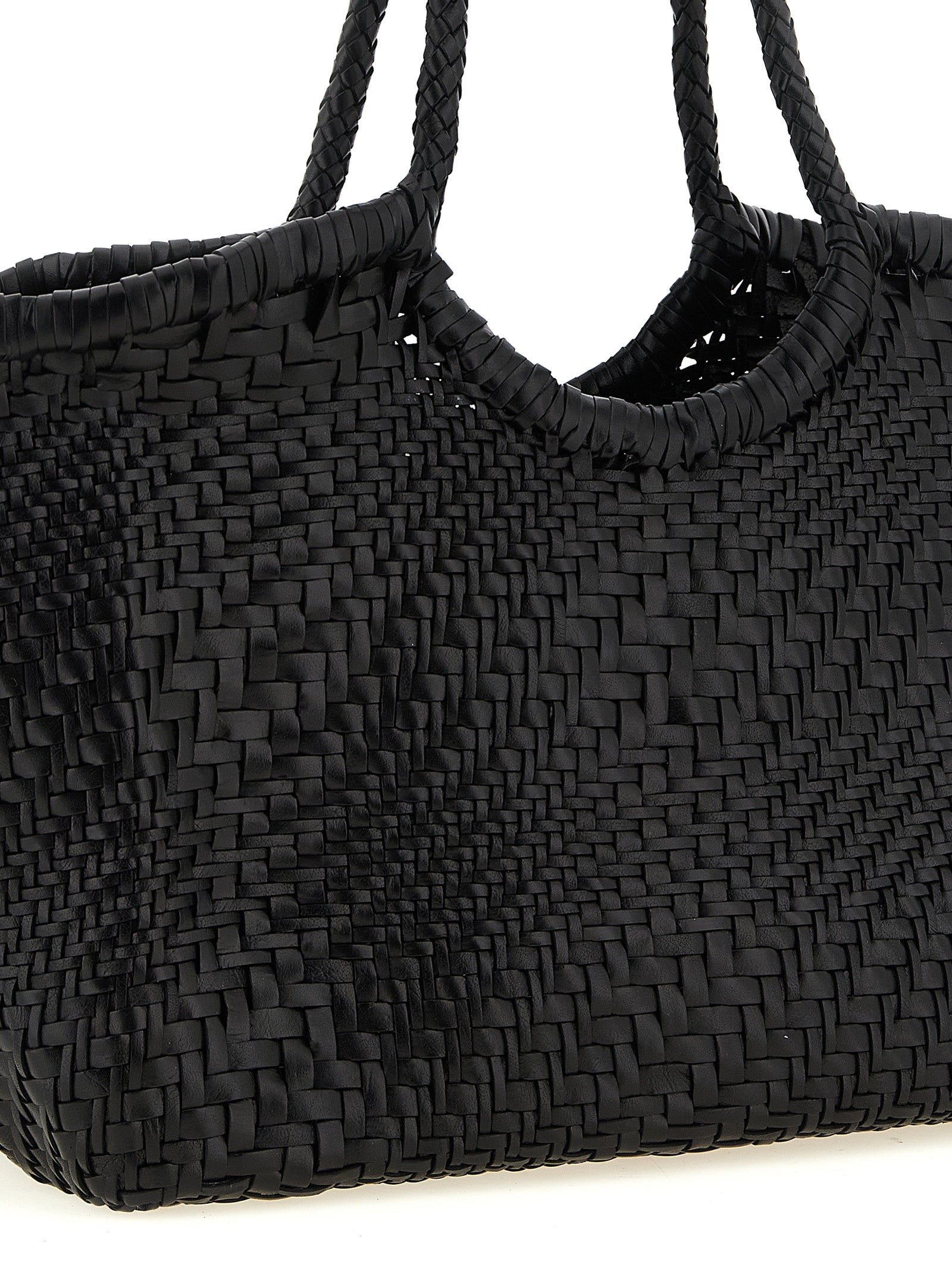 Dragon Diffusion Black Calfskin Shoulder Bag