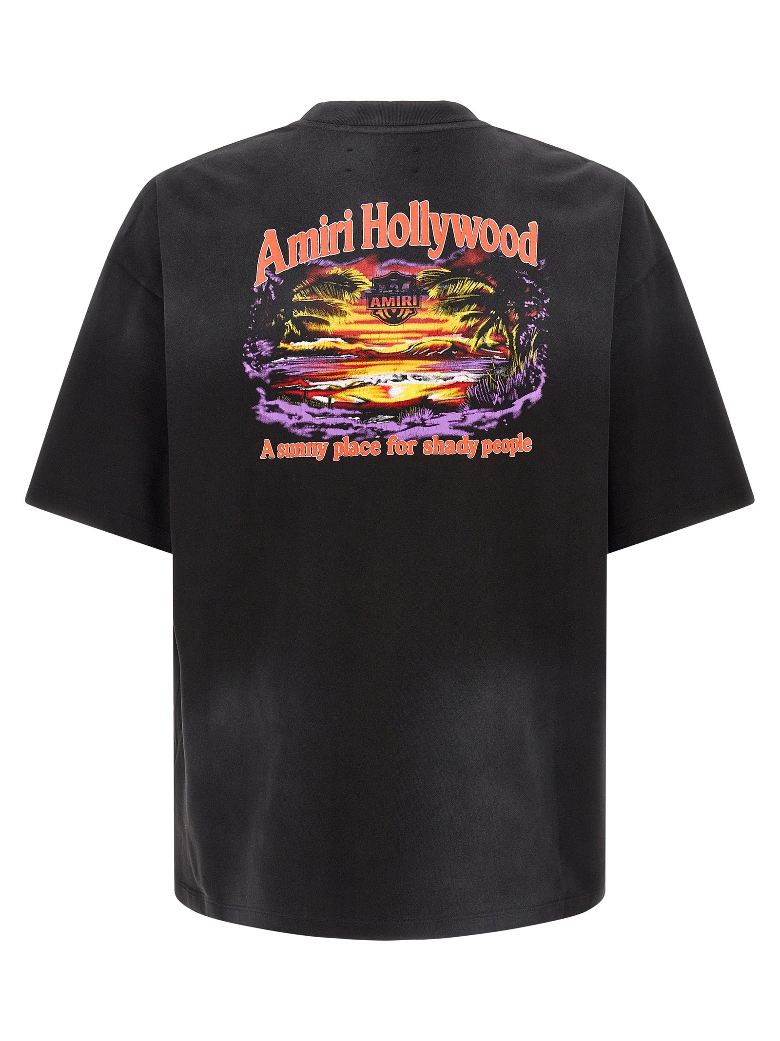 Amiri Black Cotton T-Shirt