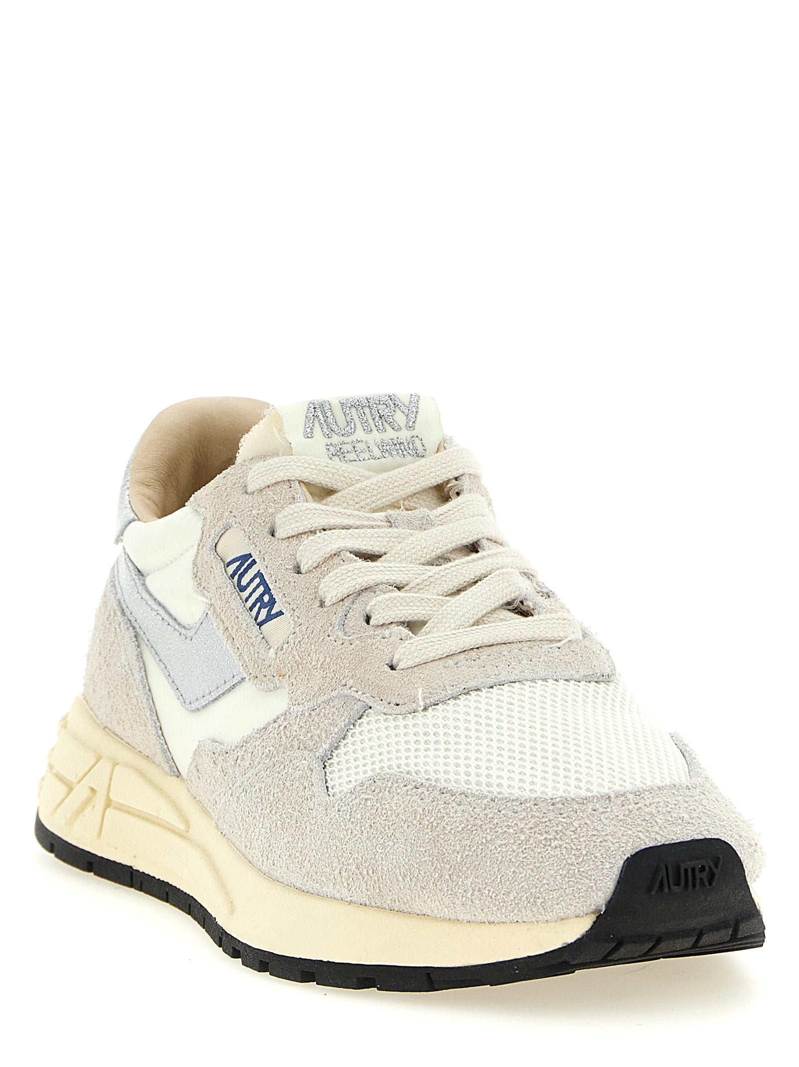 Autry White Cowhide Athletic Sneakers