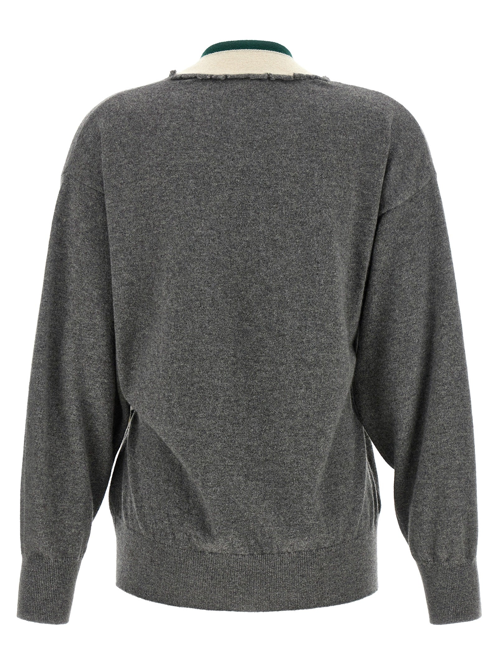 Dries Van Noten Gray Cashmere Cardigan