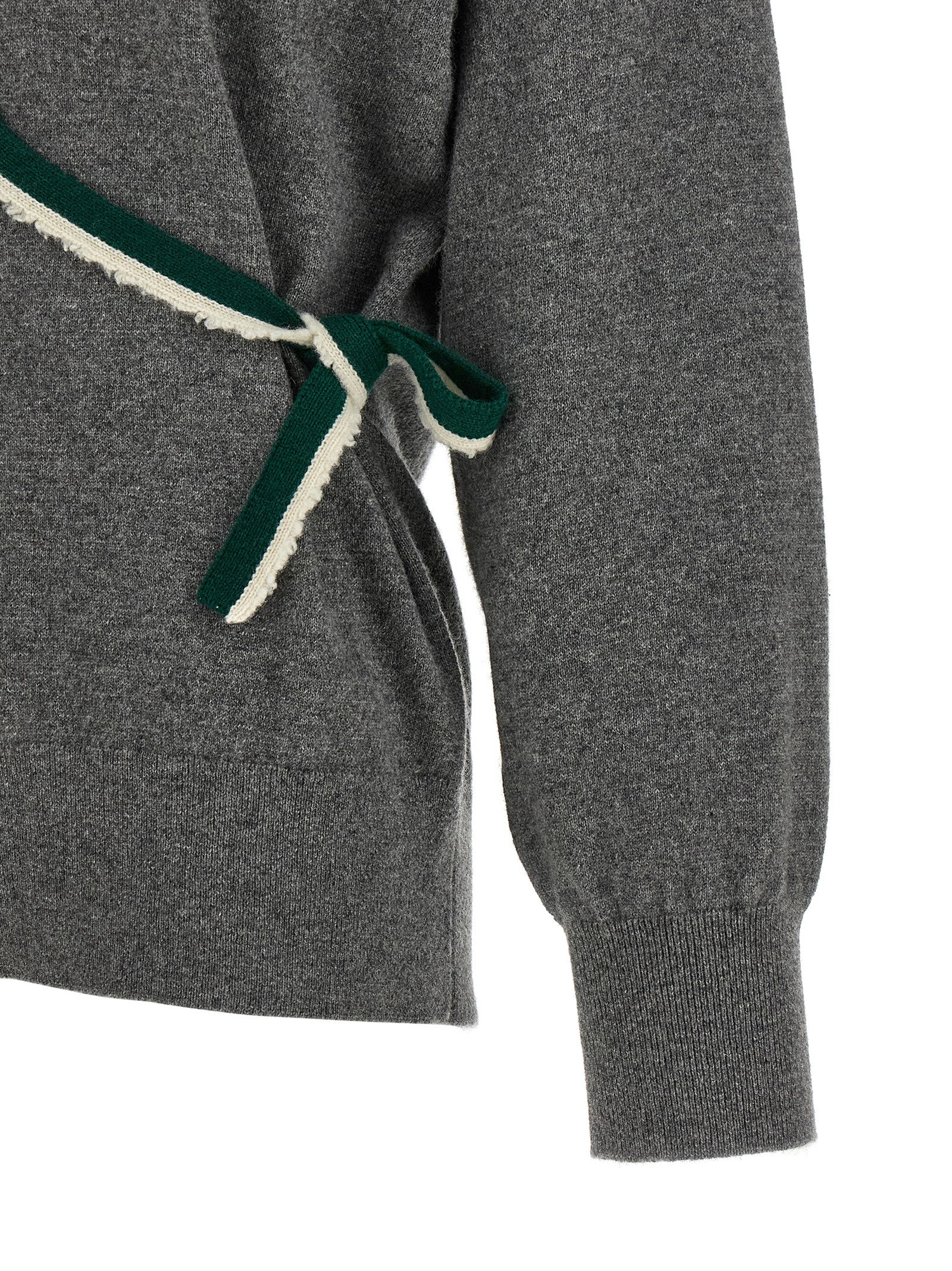 Dries Van Noten Gray Cashmere Cardigan