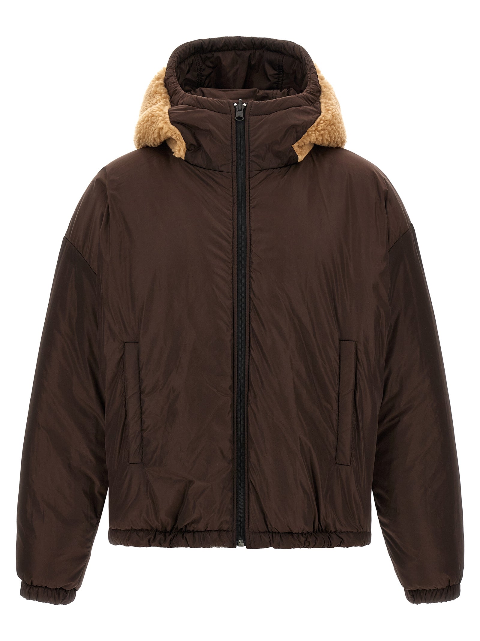 Dsquared² Brown Polyester Bomber