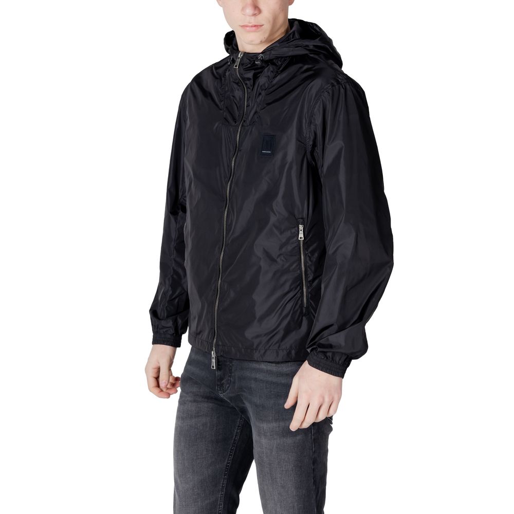 Armani Exchange Black Polyamide Shell Jacket