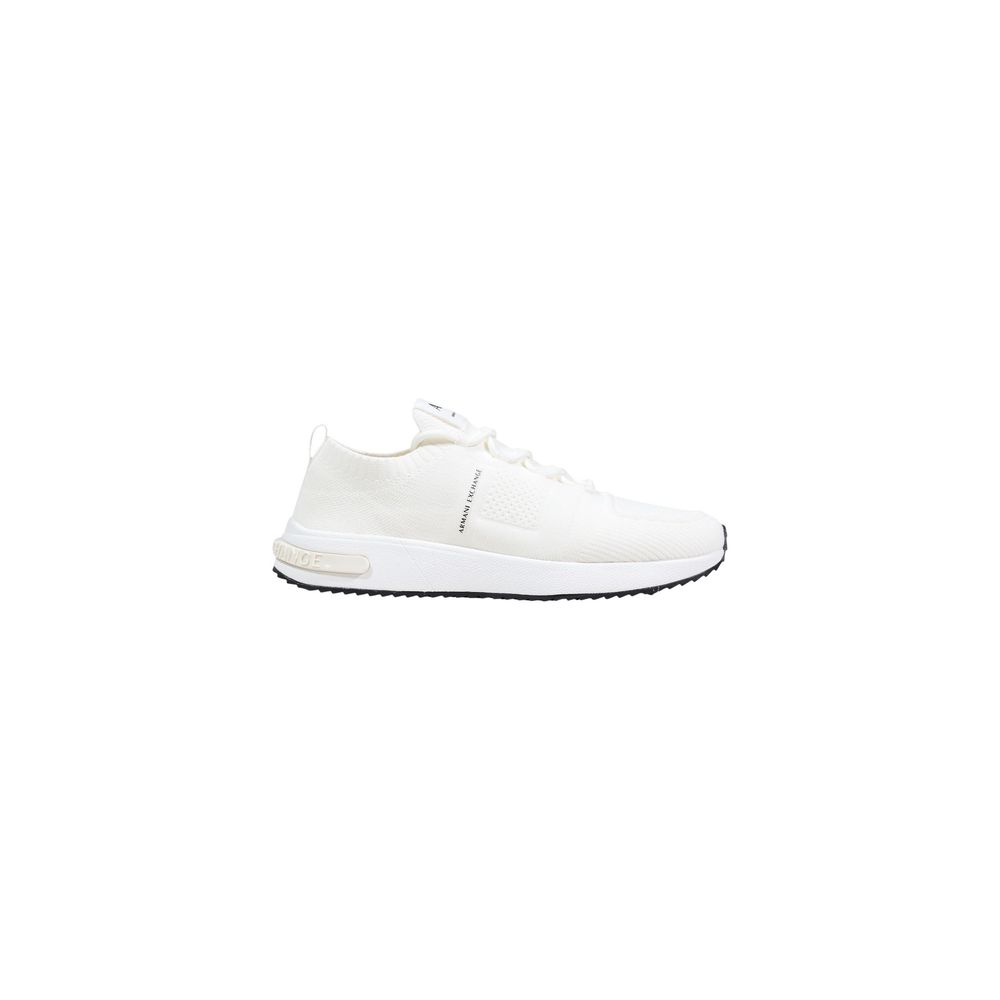 Armani Exchange White Polyester Athletic Sneakers