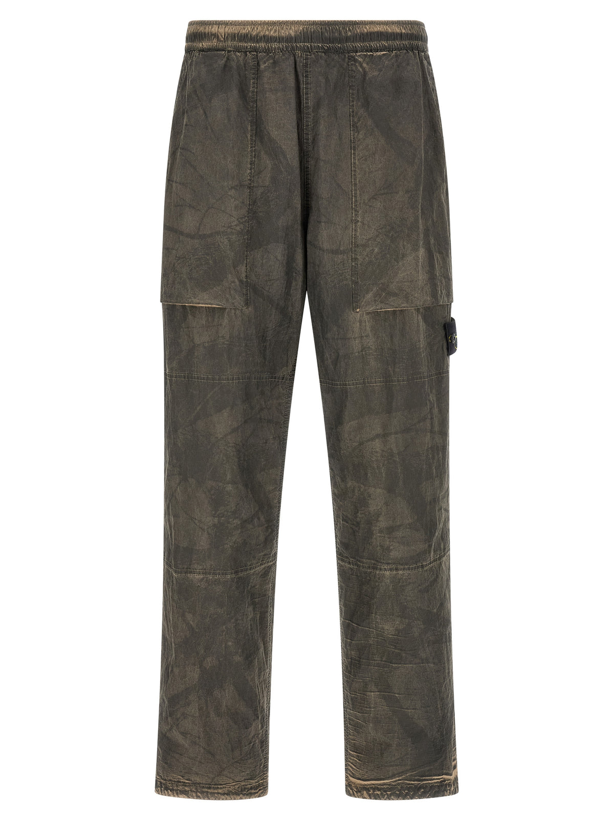 Stone Island Gray Polyamide Casual Pants