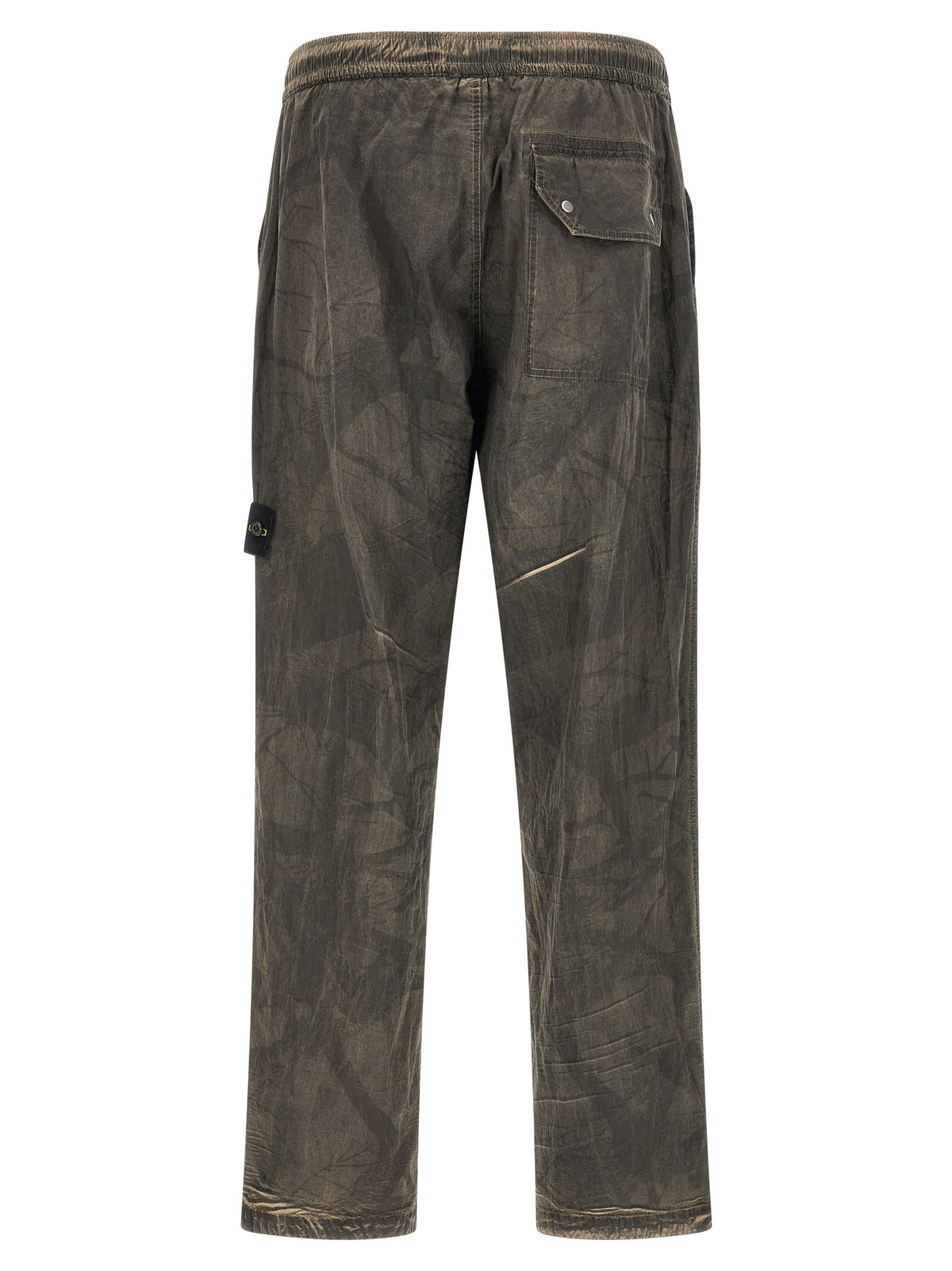 Stone Island Gray Polyamide Casual Pants