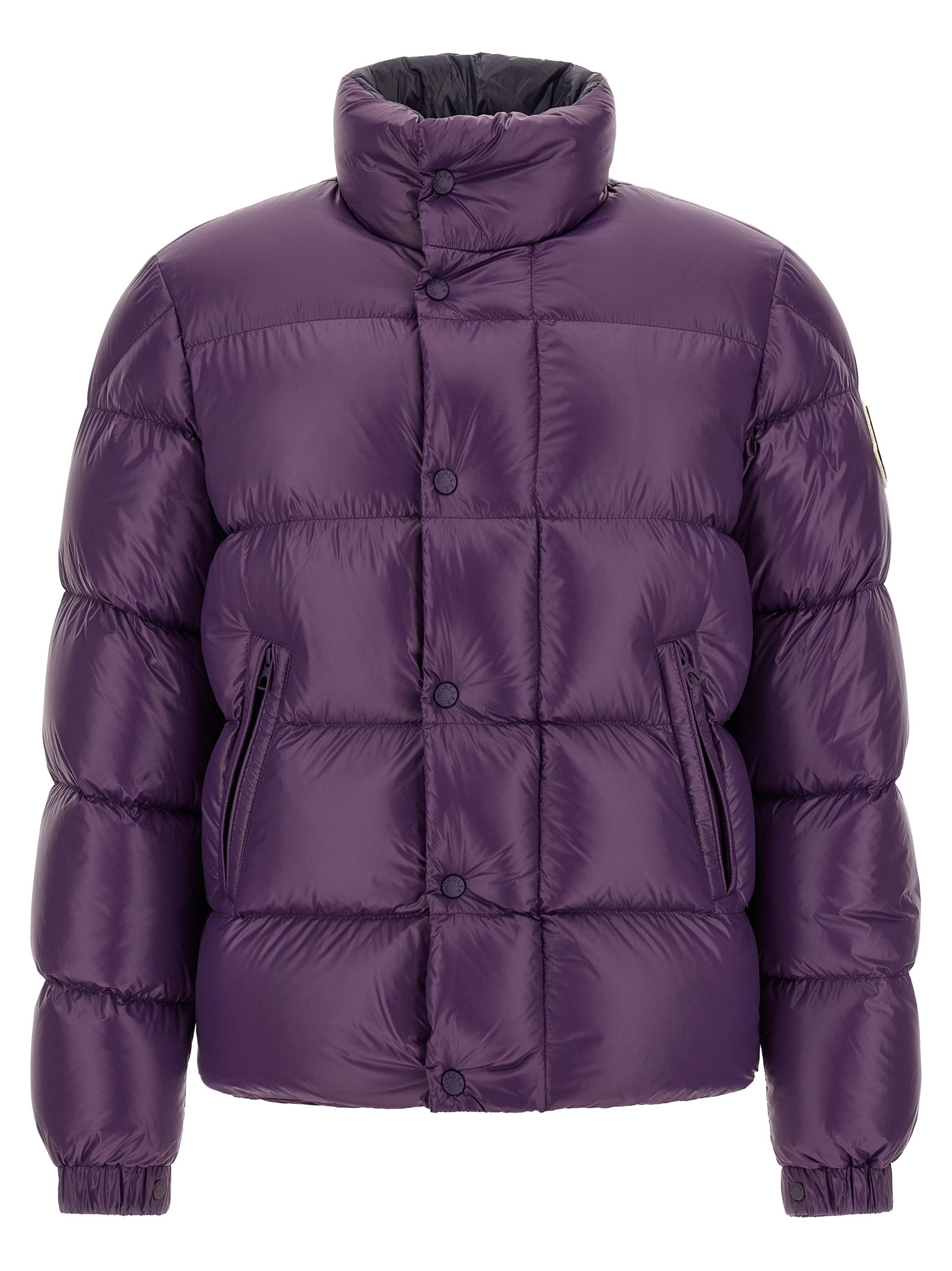 Moncler Purple Polyamide Shell Jacket