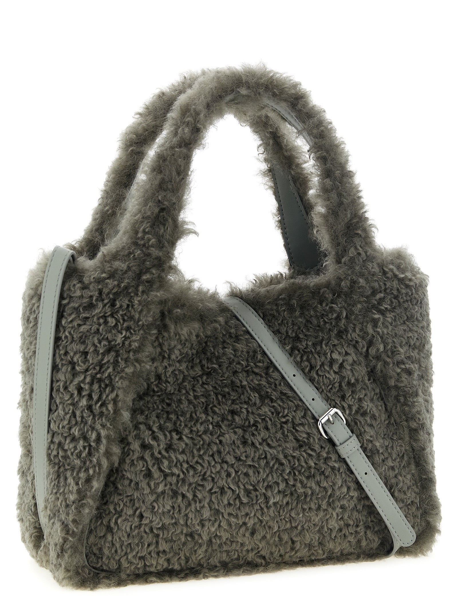 Stella McCartney Gray Polyester Tote Bag