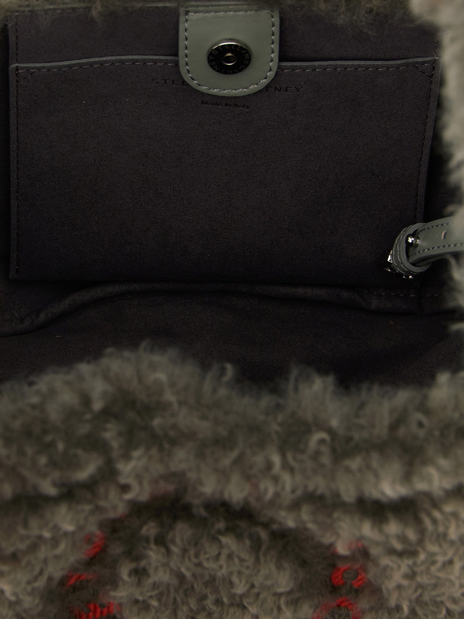 Stella McCartney Gray Polyester Shoulder Bag