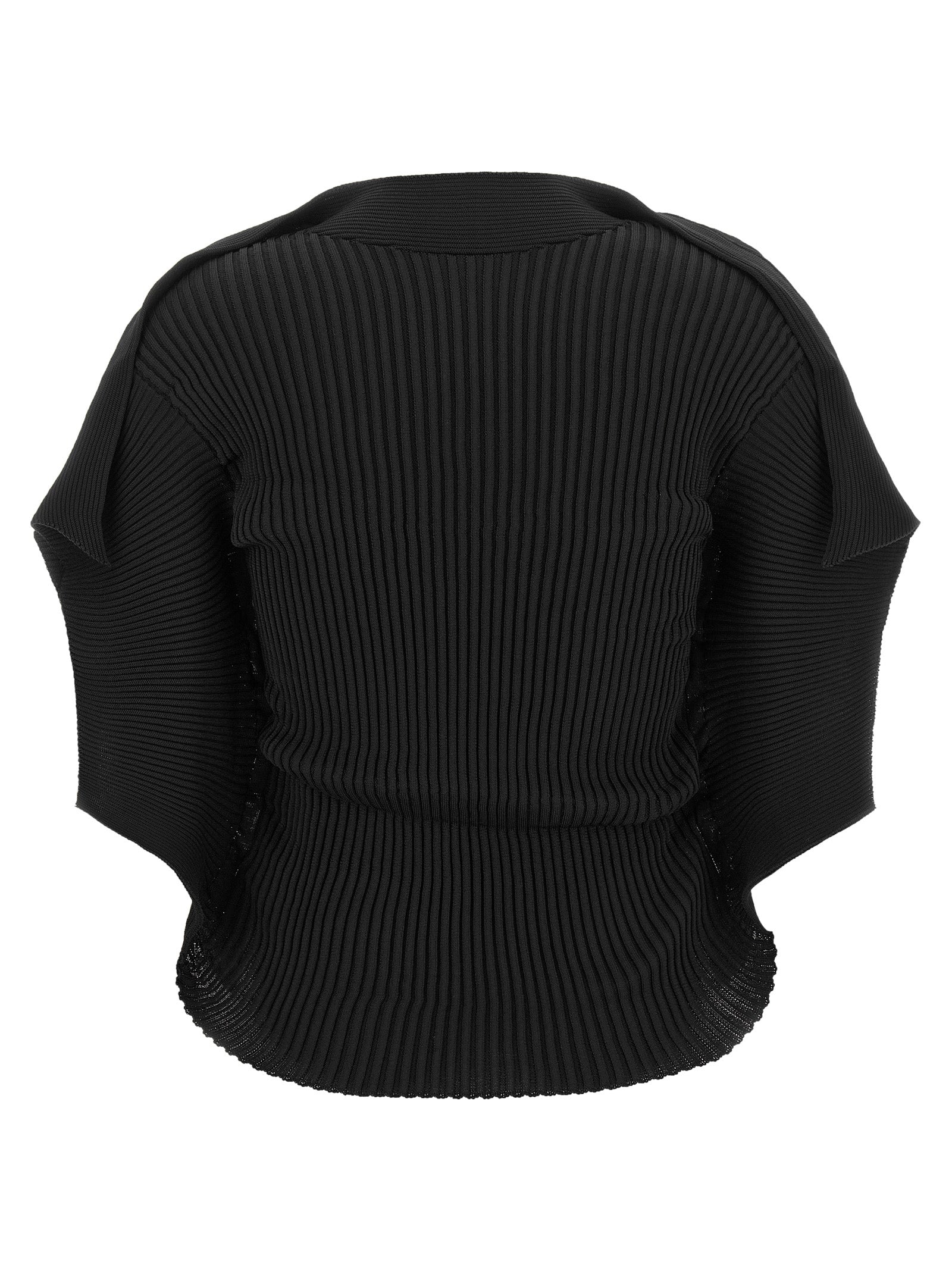 Issey Miyake Black Polyester Blouse