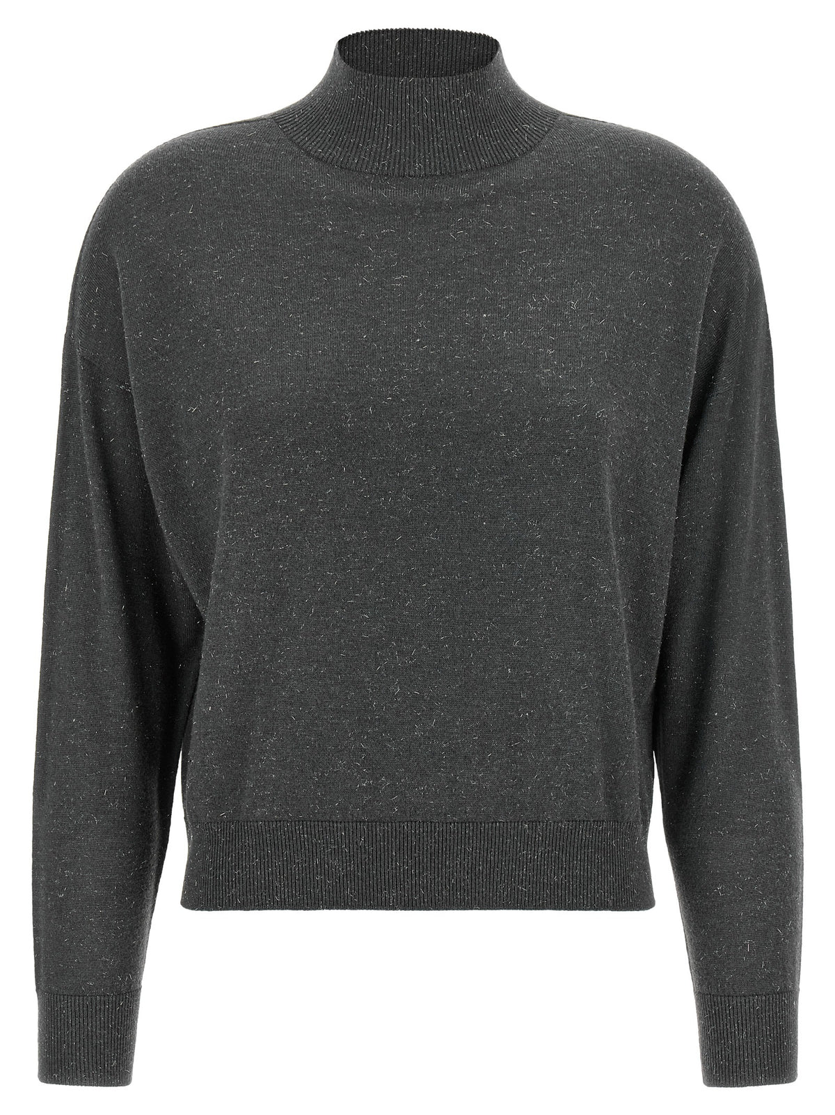 Peserico Gray Virgin Wool Cardigan