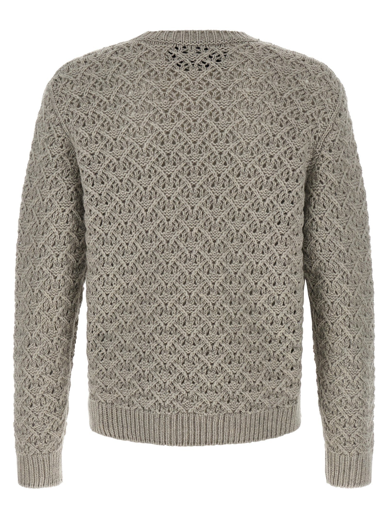 Valentino Garavani Gray Virgin Wool Cardigan