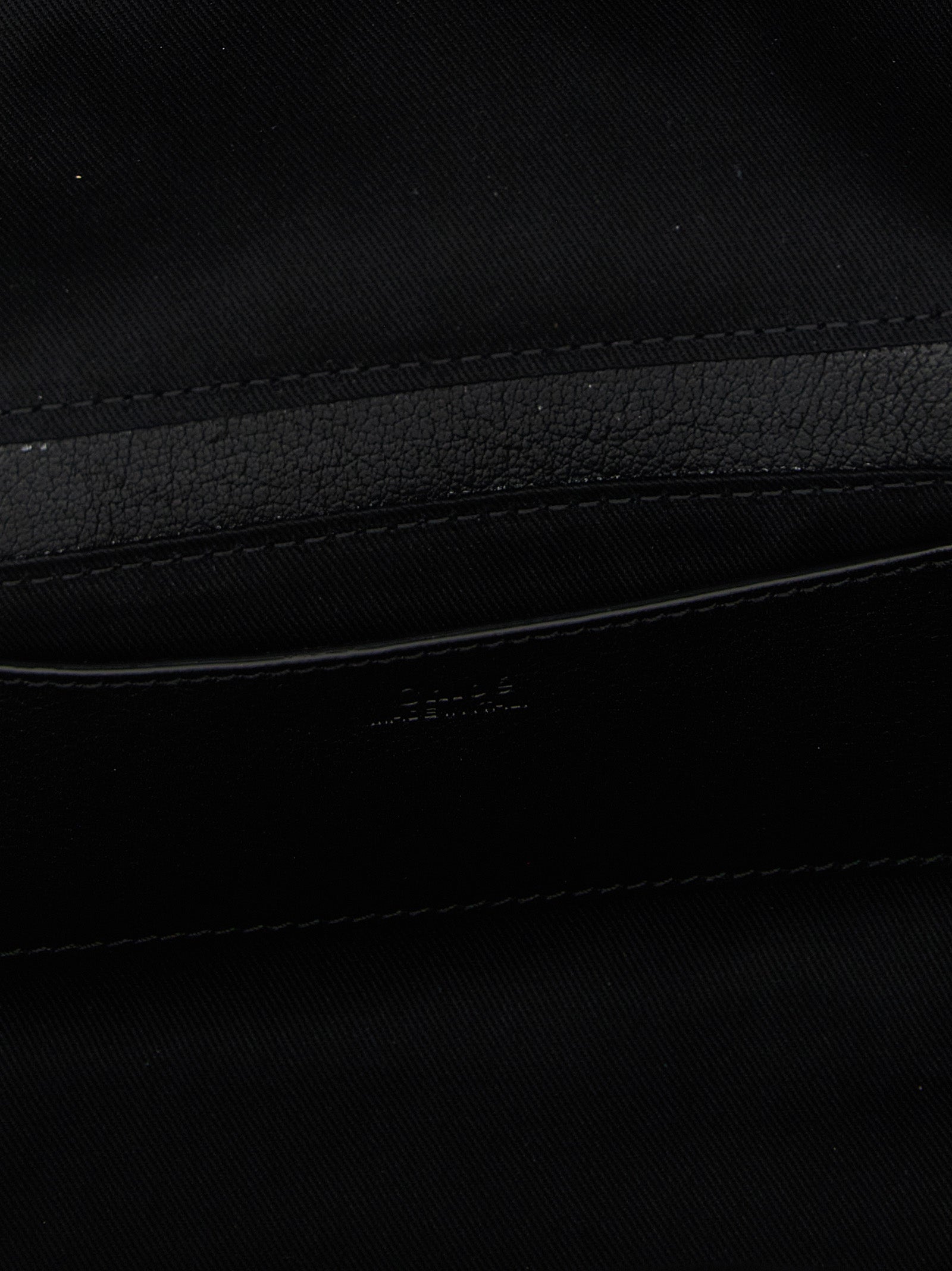 Chloé Black Buffalo Leather Shoulder Bag