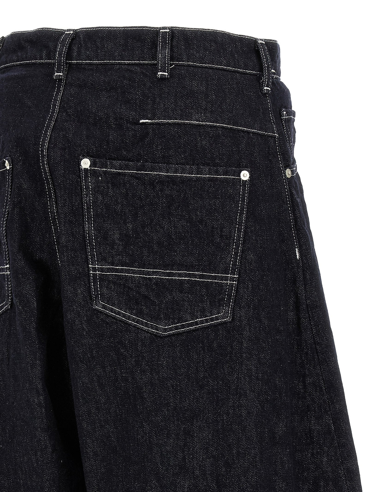 Comme Des Garçons Blue Cotton Jeans Denim