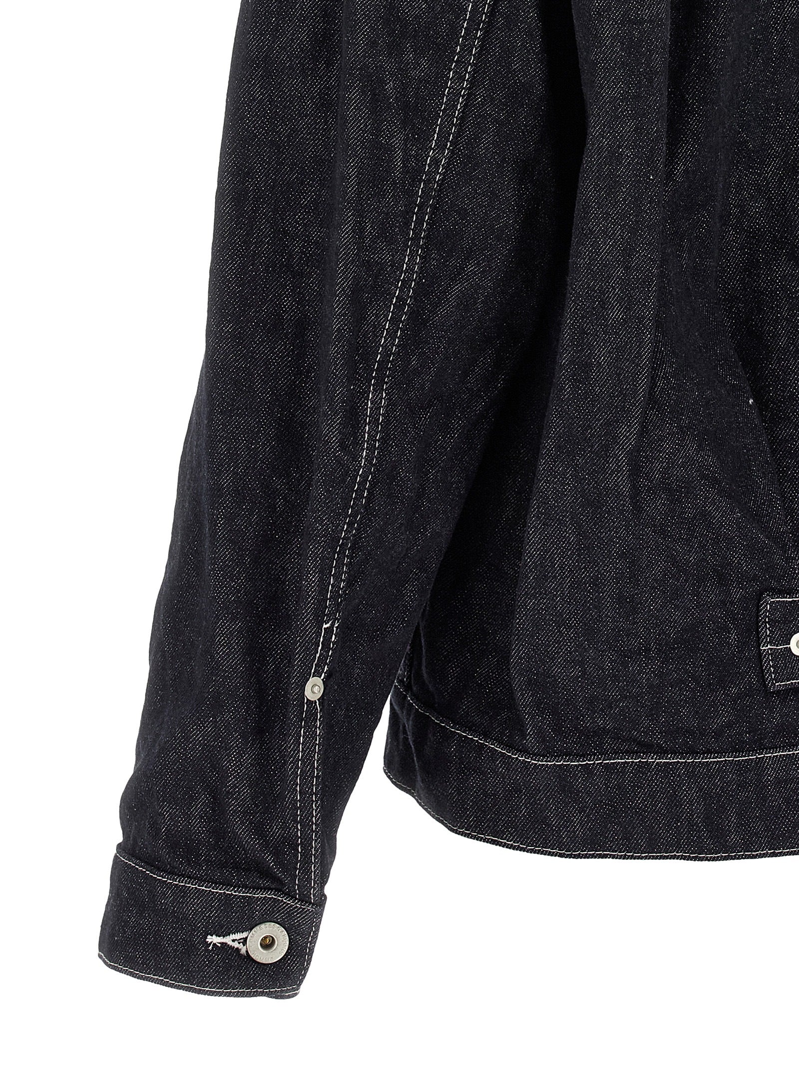 Comme Des Garçons Blue Cotton Denim Jacket