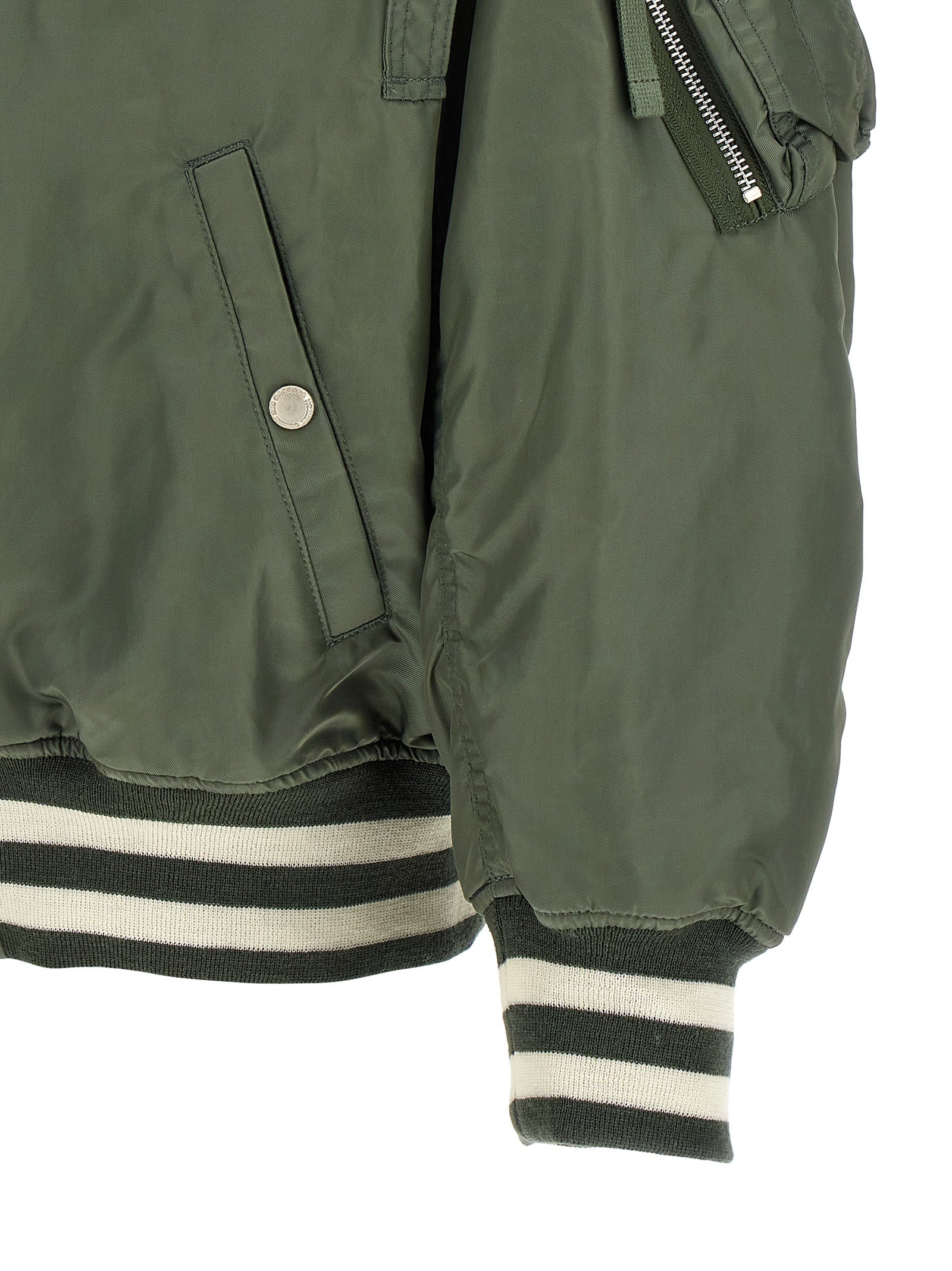 Comme Des Garçons Bicolor Nylon Bomber