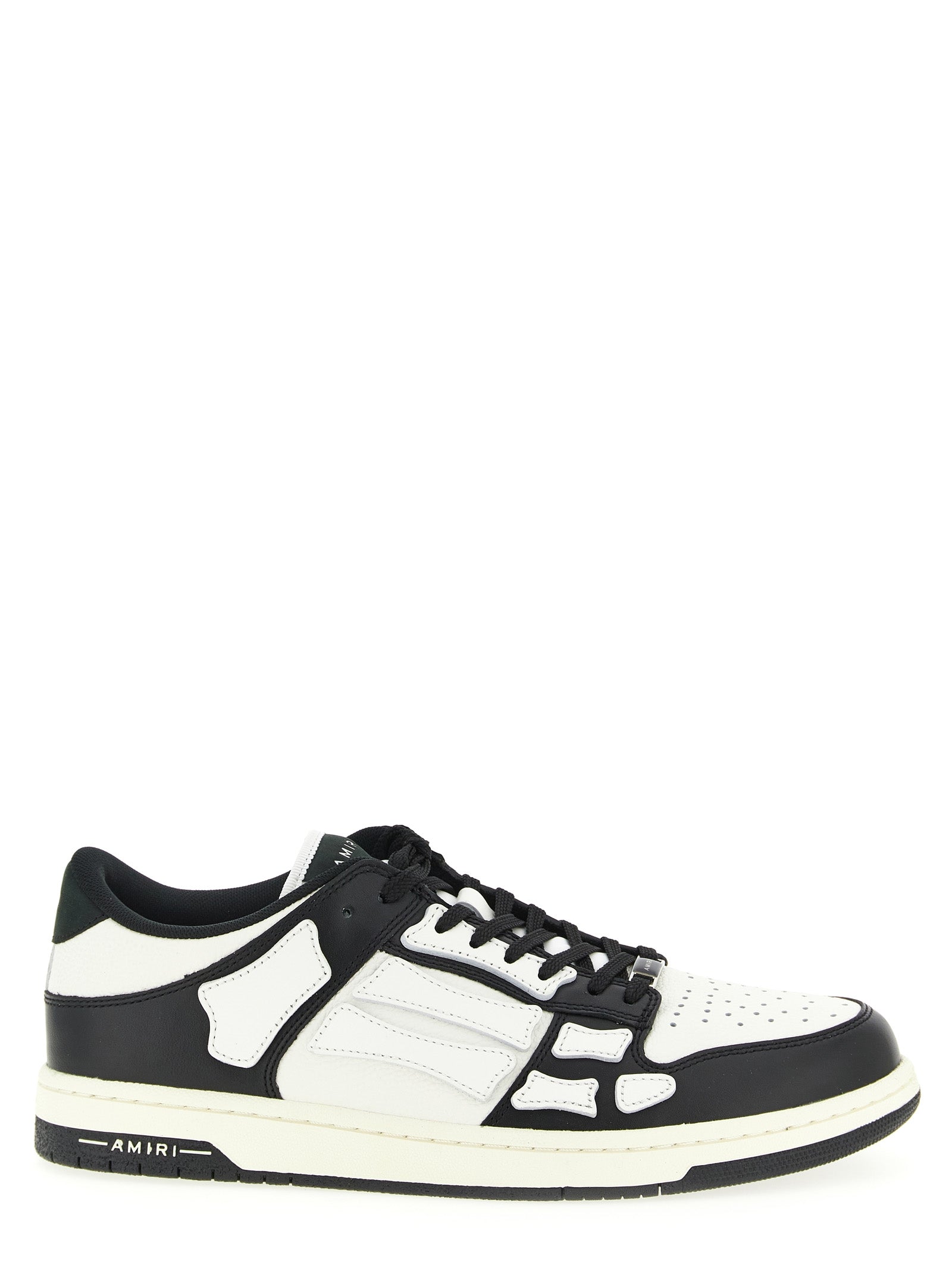 Amiri White Calfskin Low Top Sneakers